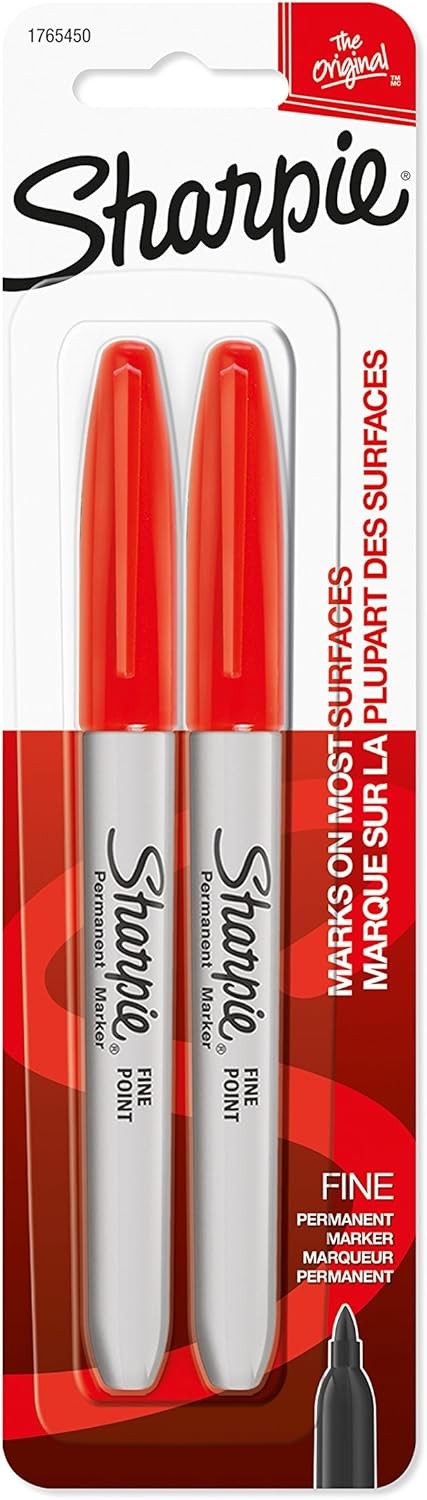 Sharpie Fine Point Black Permanent Markers Box