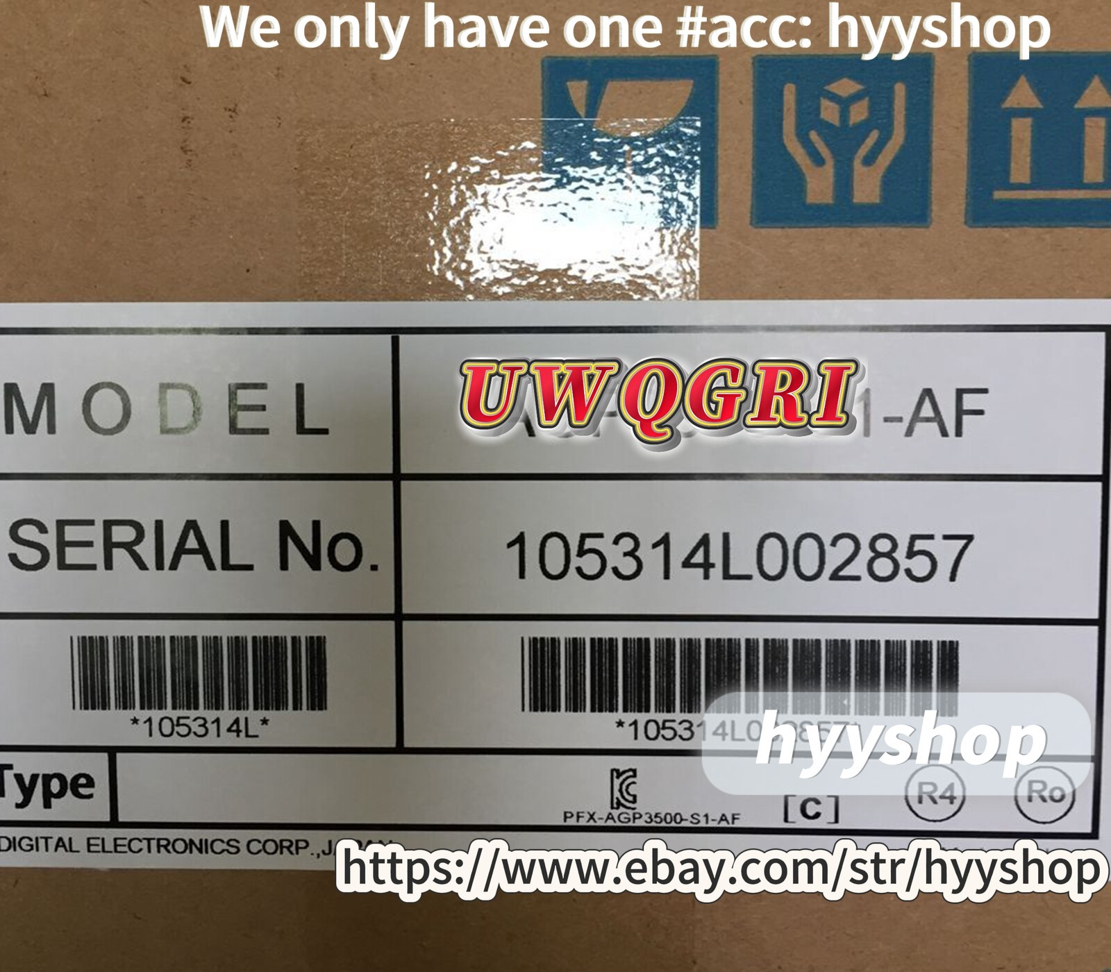 New IN BOX Pro-face AGP3500-S1-AF#HL