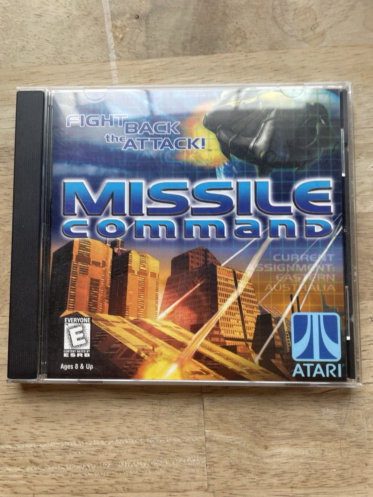 Missile Command for PC CD-ROM Game Atari Hasbro 1999 for Windows 95/98