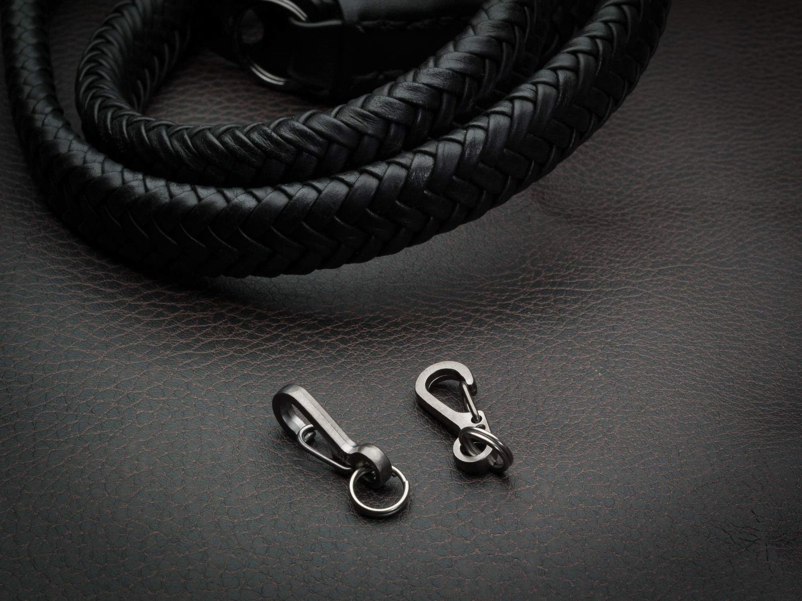 Camera Quick Release Set for Cameras w/Round Strap lugs Titanium split Rings ...
