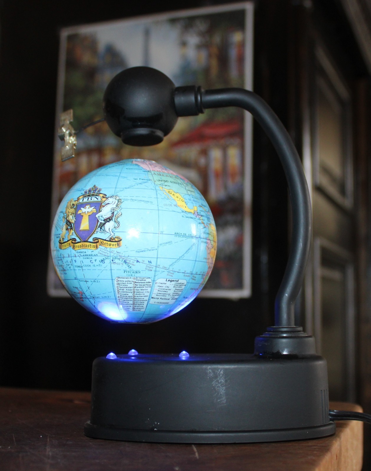 TBN Magnetic Levitation Globe Earth Anti-Gravity Desktop Accessory Decoration