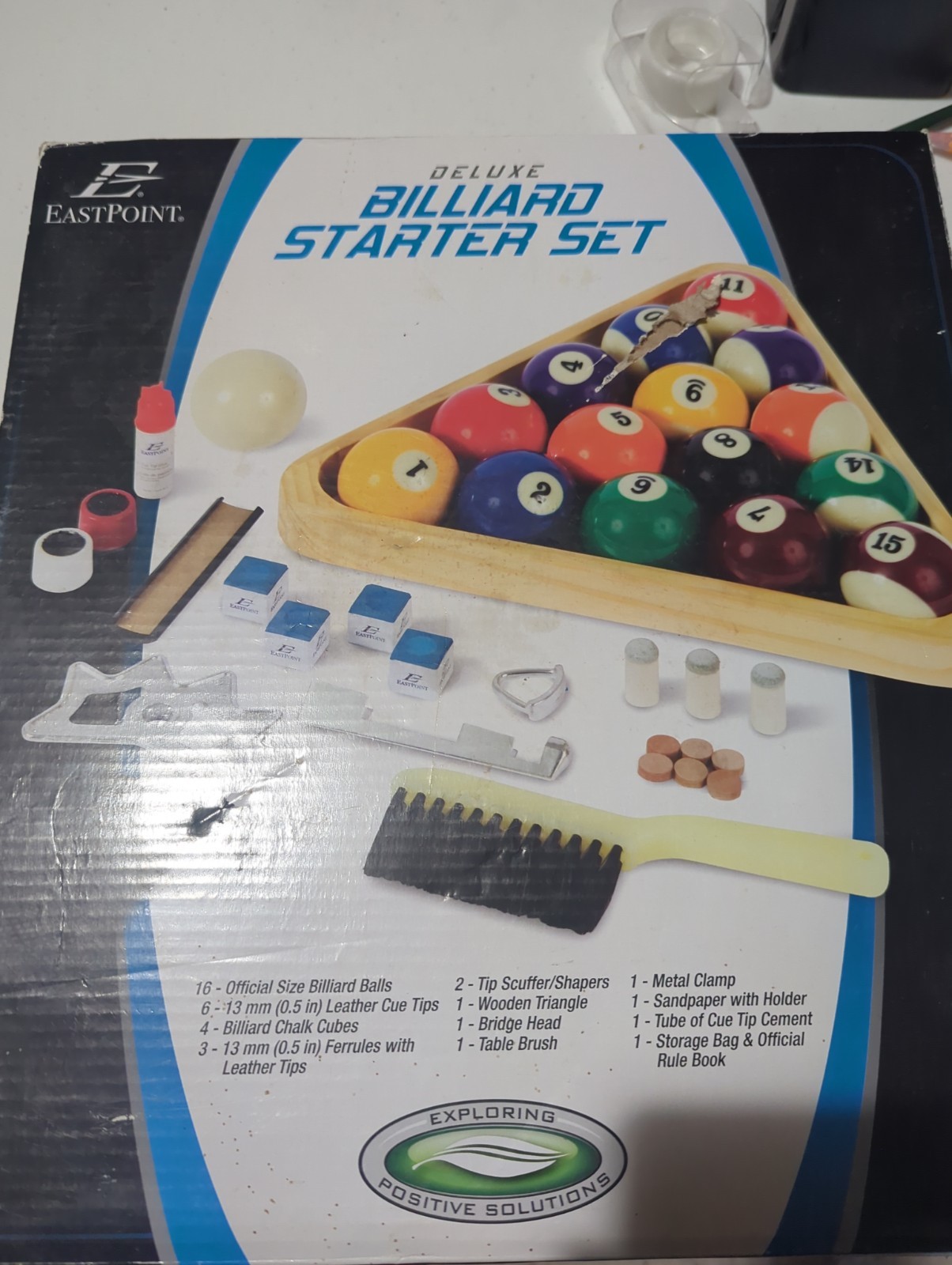 Deluxe Billiard Starter Set. EastPoint.
