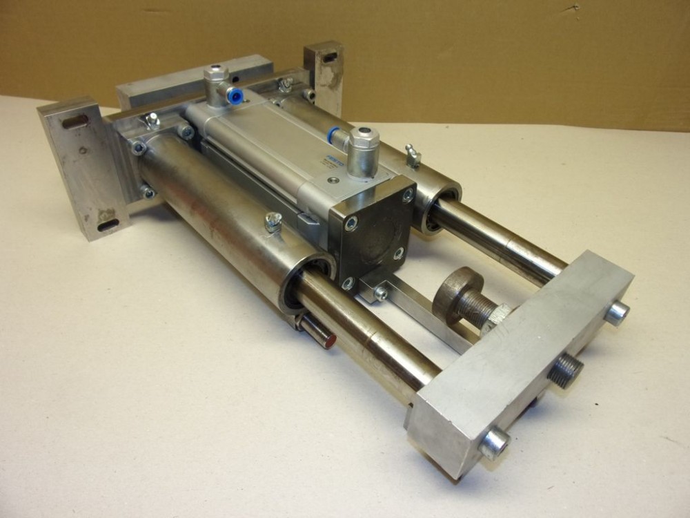 Pneumatic linear press module, conveyor belt lifter, DNC-63-80-PPV-A (PLIN0033)