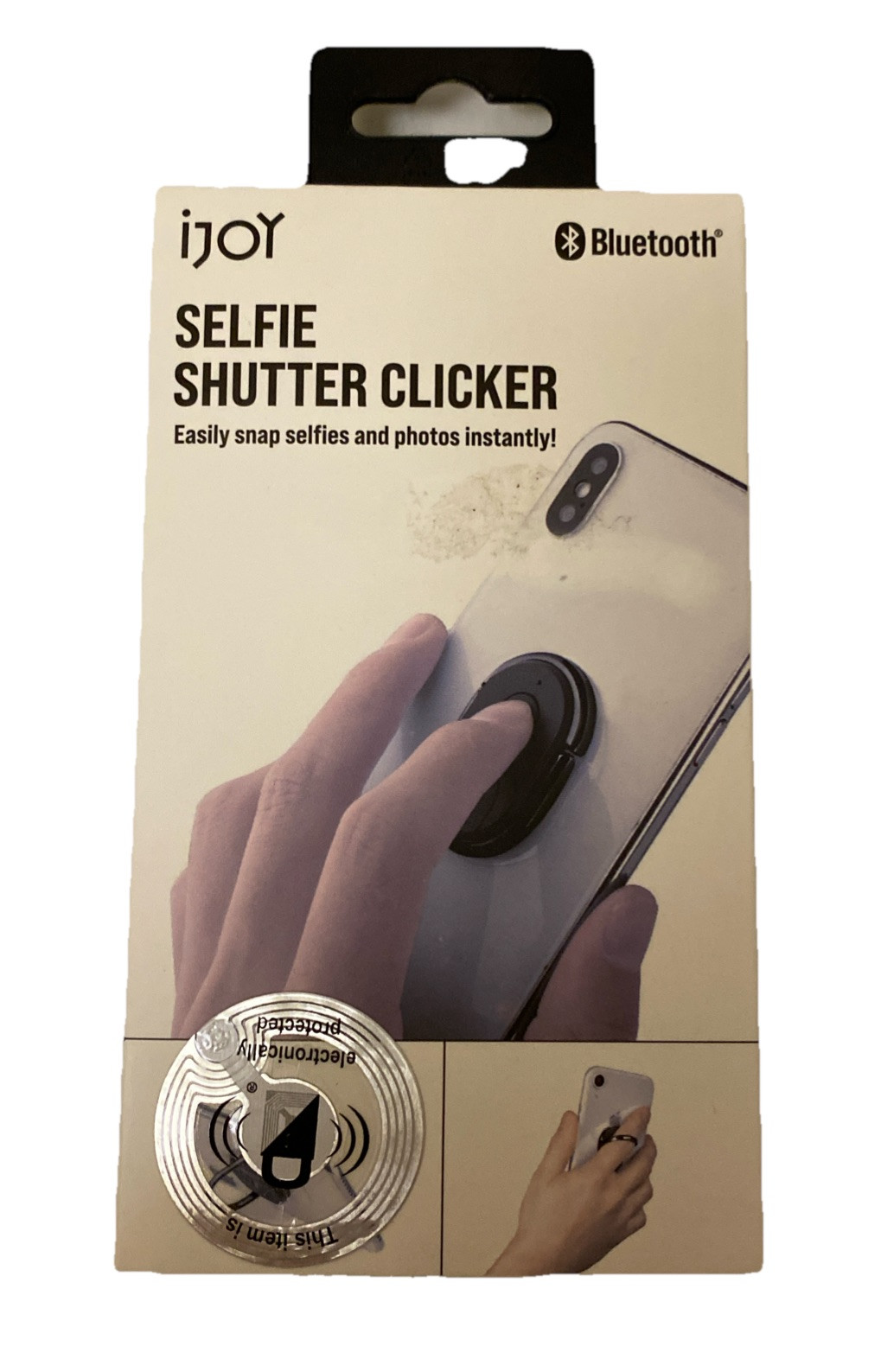 IJoy Selfie Shutter Clicker Bluetooth Easy Snap Selfies & Photos Instantly