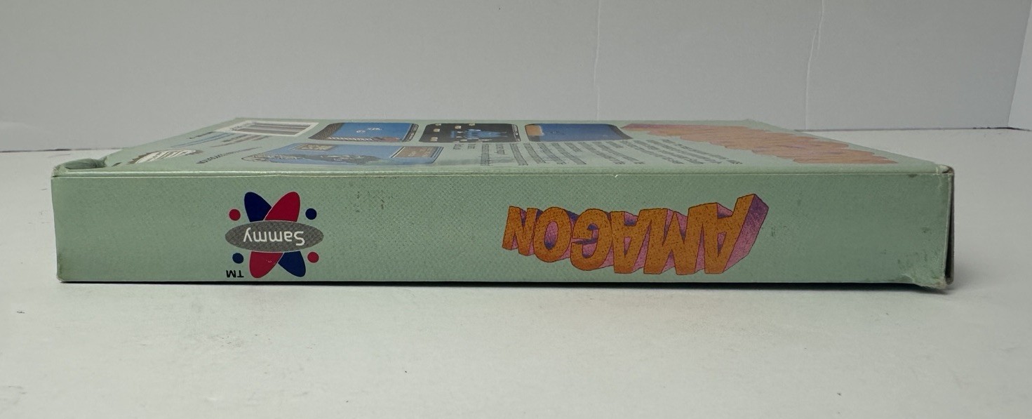 Amagon Nintendo NES Box, Manual, Insert & Foam Good Condition **NO GAME**