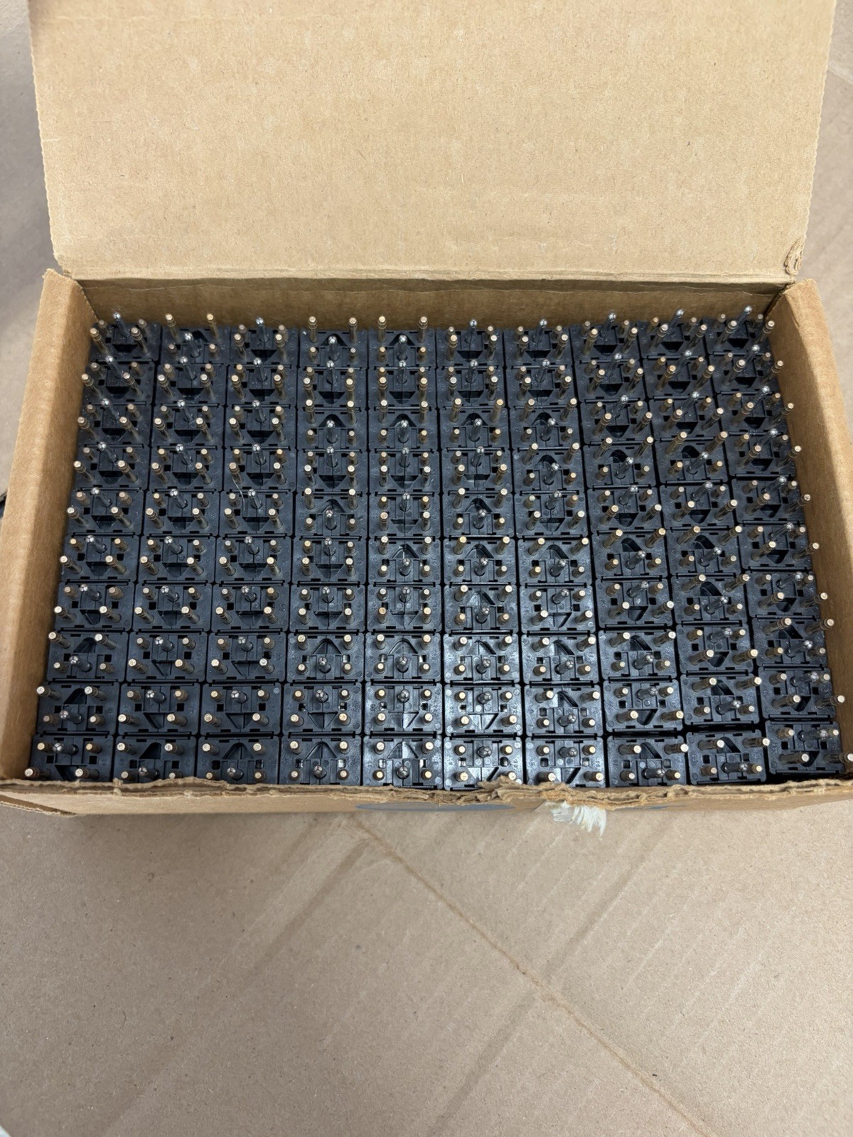 100 CT Box Telecom Telco 4B1EW 350v Black 5-Pin Gas Fuse Module Protector AT&T