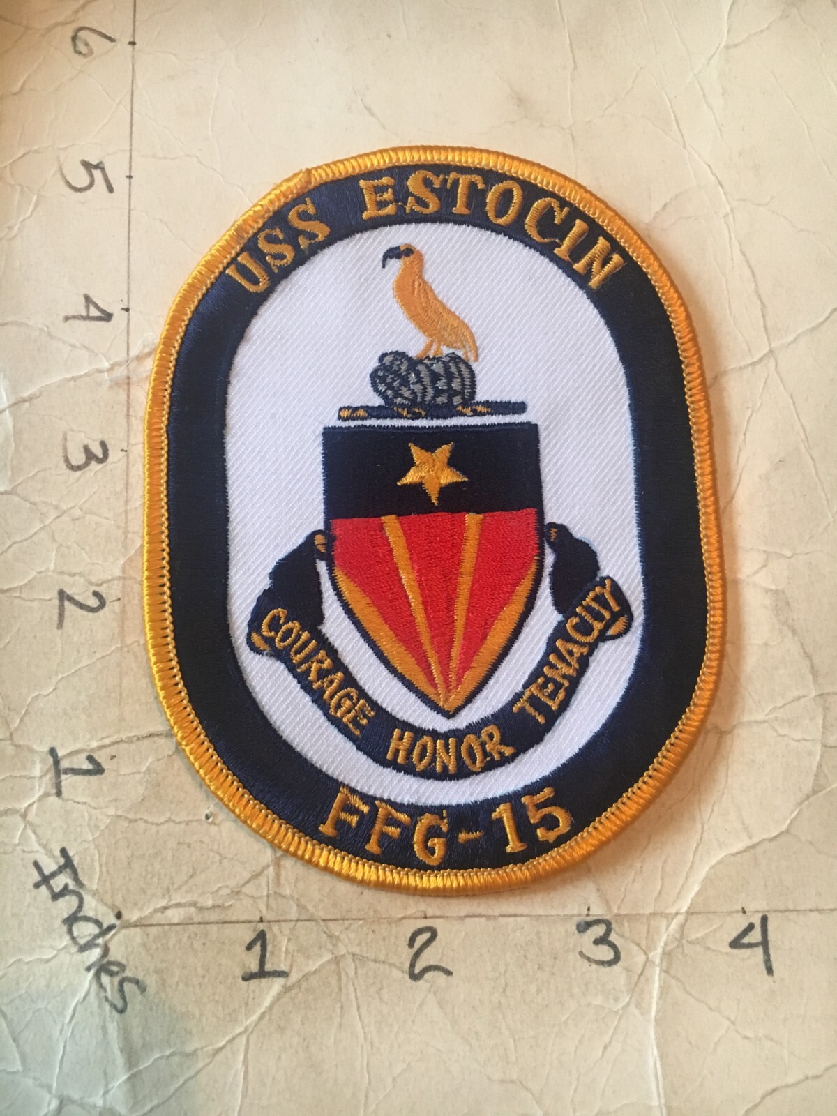 US Navy USS Estocin FFG-15 patch 6/9/25 theater made?