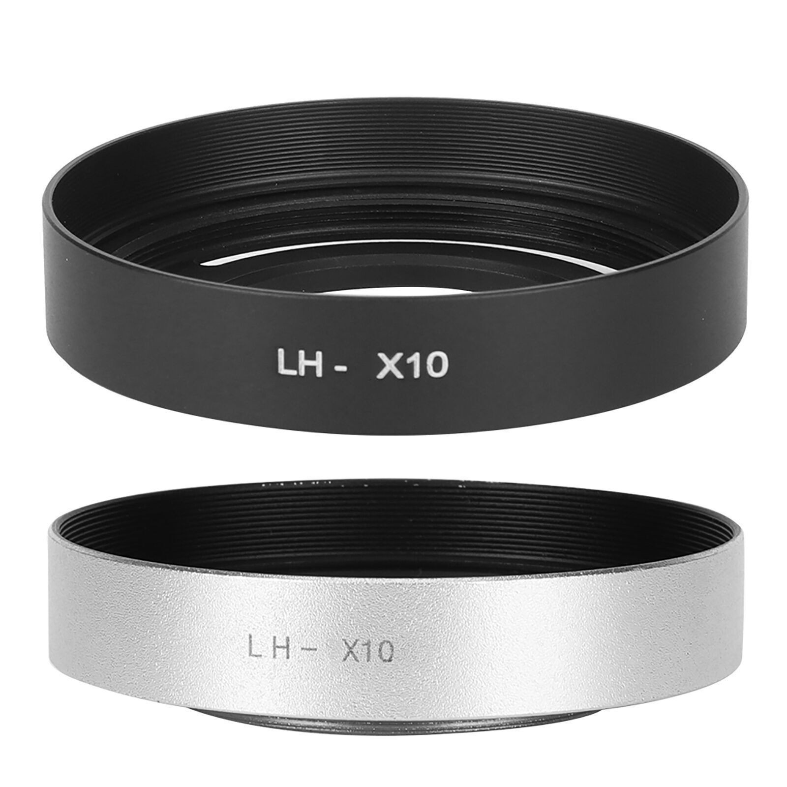 LHX10 Beautiful Appearance Hollow Metal Compact Detachable Camera Lens Hood