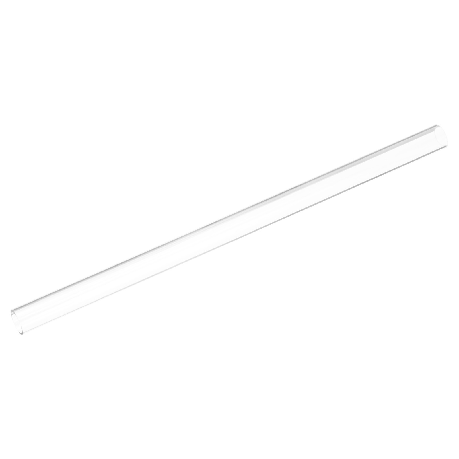 2pcs Clear Rigid Tubing Pipe 14mm ID x 17mm OD 305mm Plastic Tube
