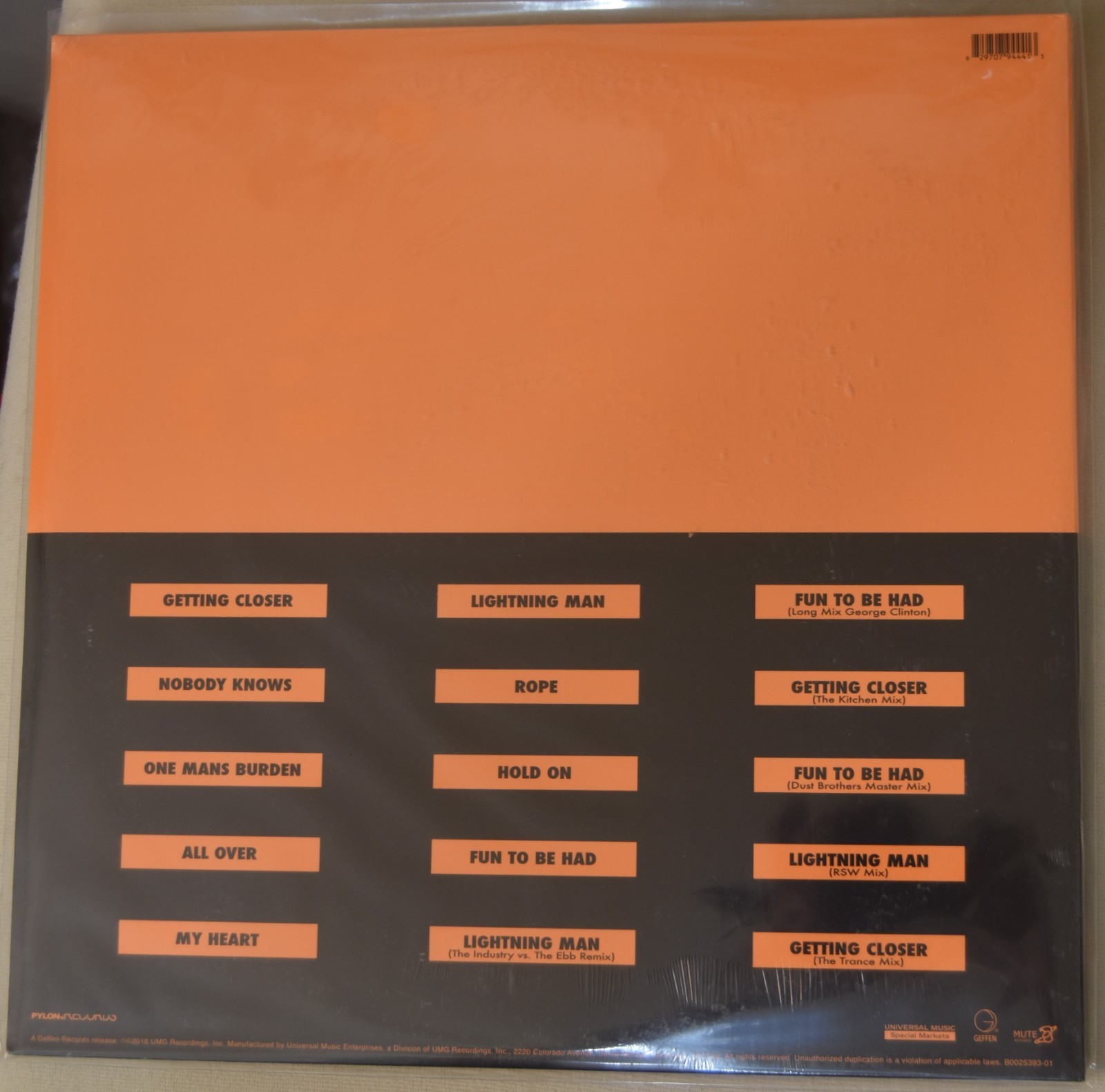 Nitzer Ebb Double vinyl Expanded Collectors Edition limited run Showtime