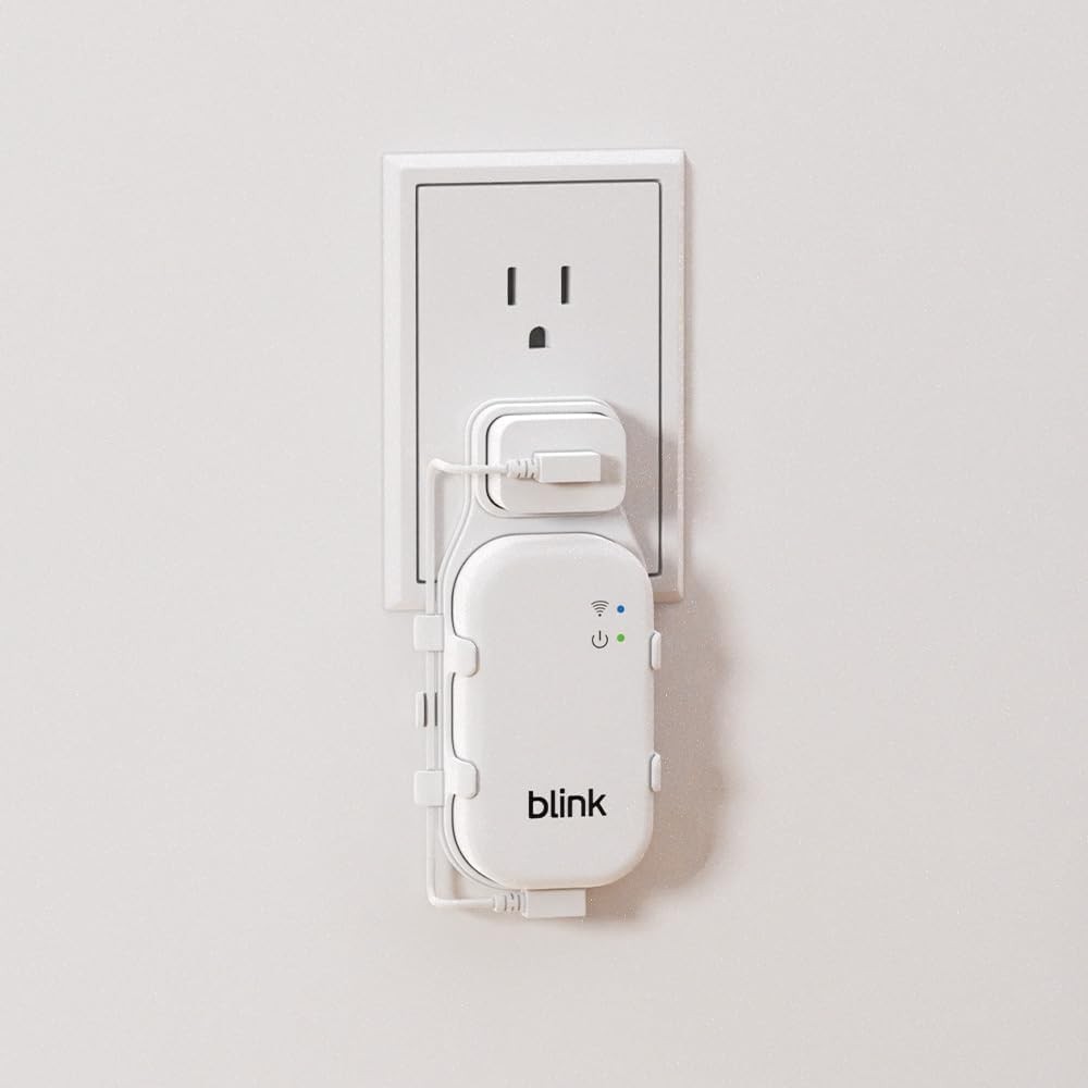 Outlet Mount for Blink Sync Module Core, No Drill Required with Cable Management