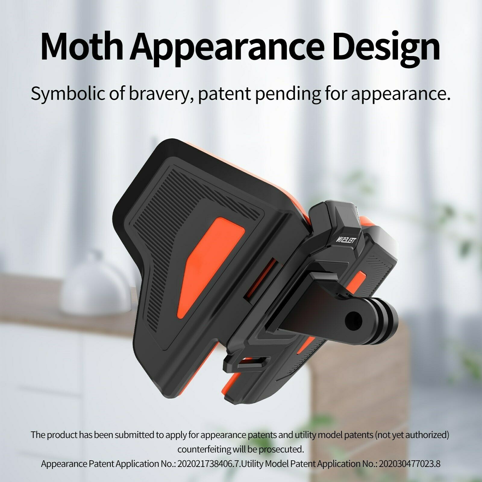Camera Full Face Helmet Chin Mount Holder Foldable Strap Front Motorcycle Bike