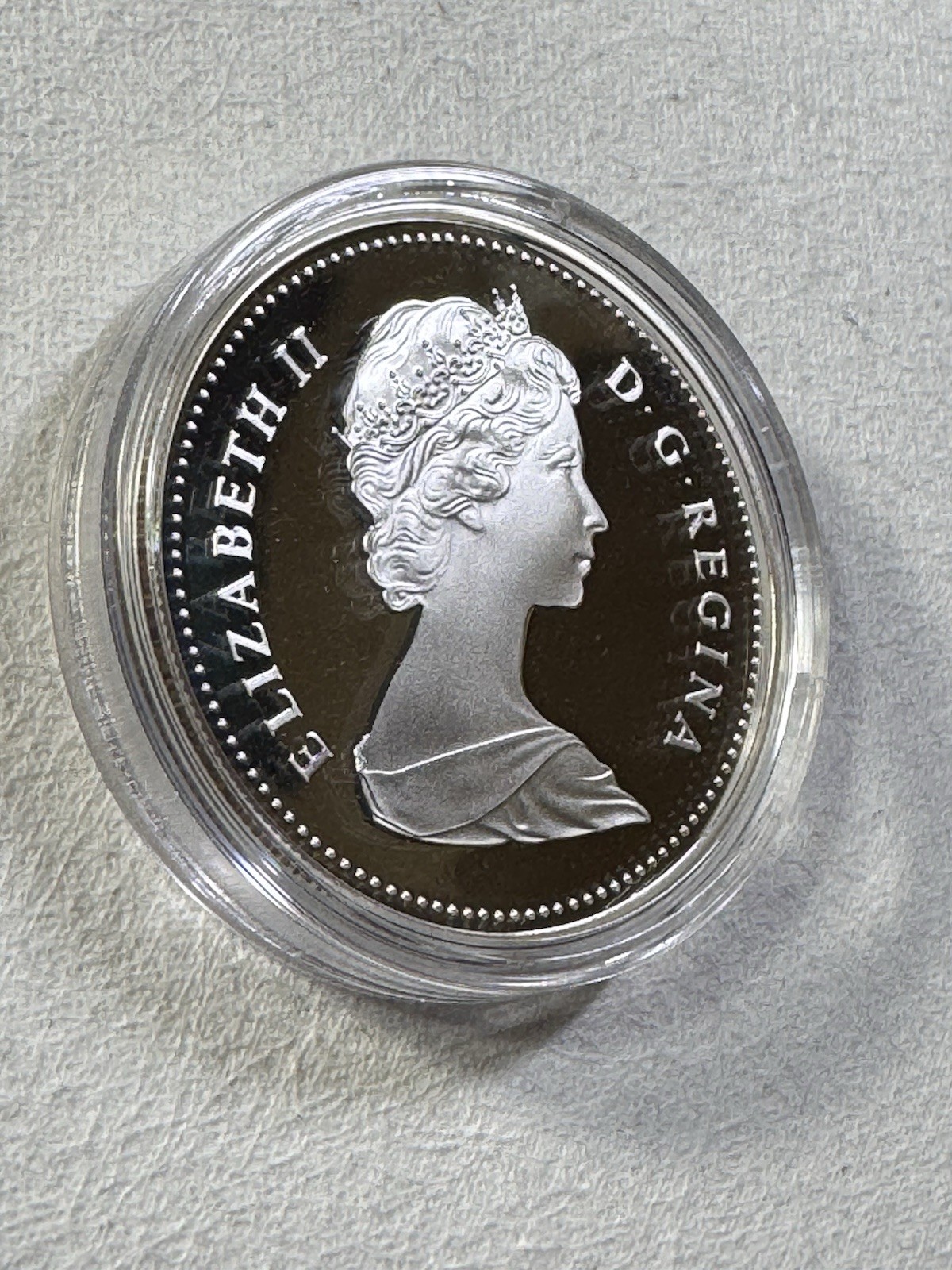 1984 Canada 1 Dollar Silver Proof Coin Toronto