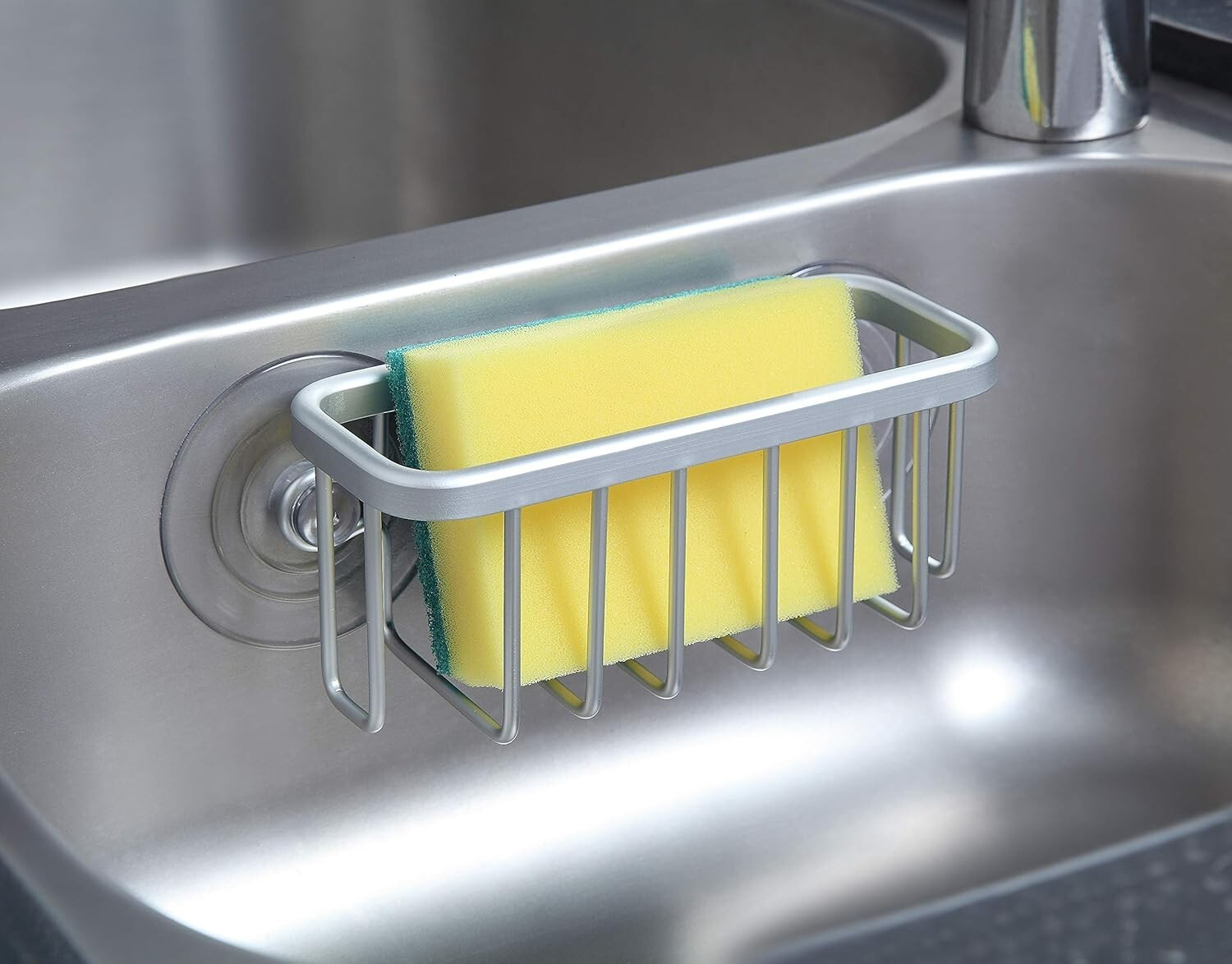 Versatile Suction Holder for Kitchen and Bathroom - Rust-Resistant 6" Design