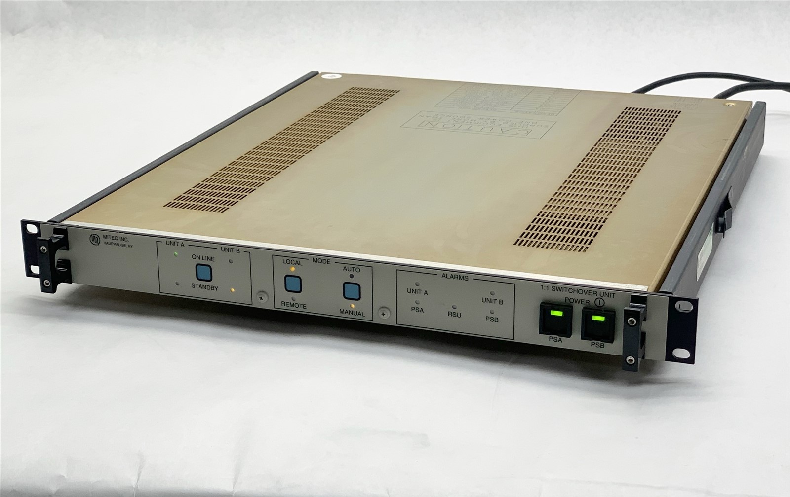 Miteq Narda RSU-S Rack 1U 1:1 Redundant Switchover Unit SMA 0.95-18.4GHz