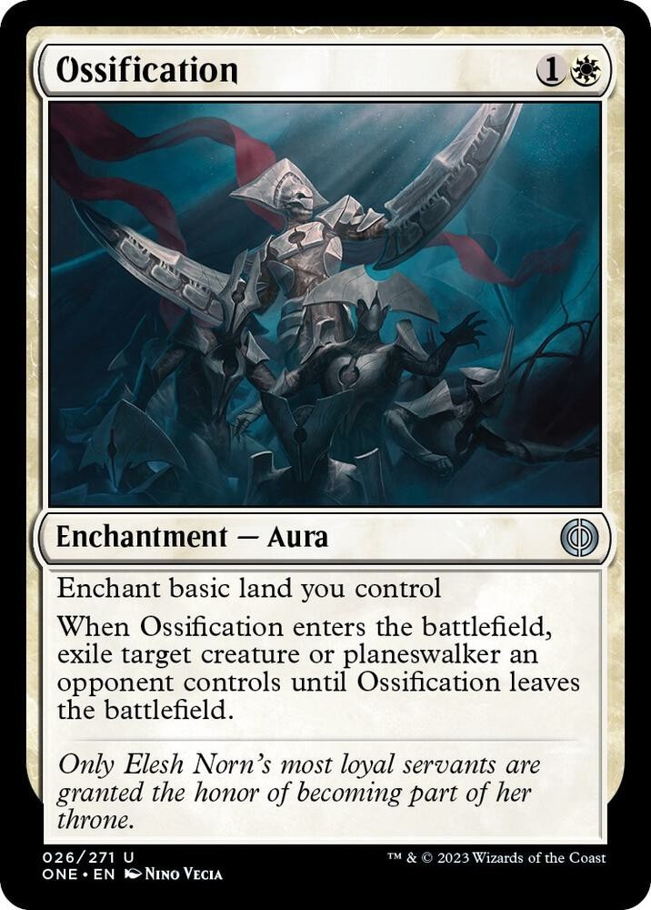 NM Ossification, MTG, Phyrexia: One, Magic the Gathering, 26