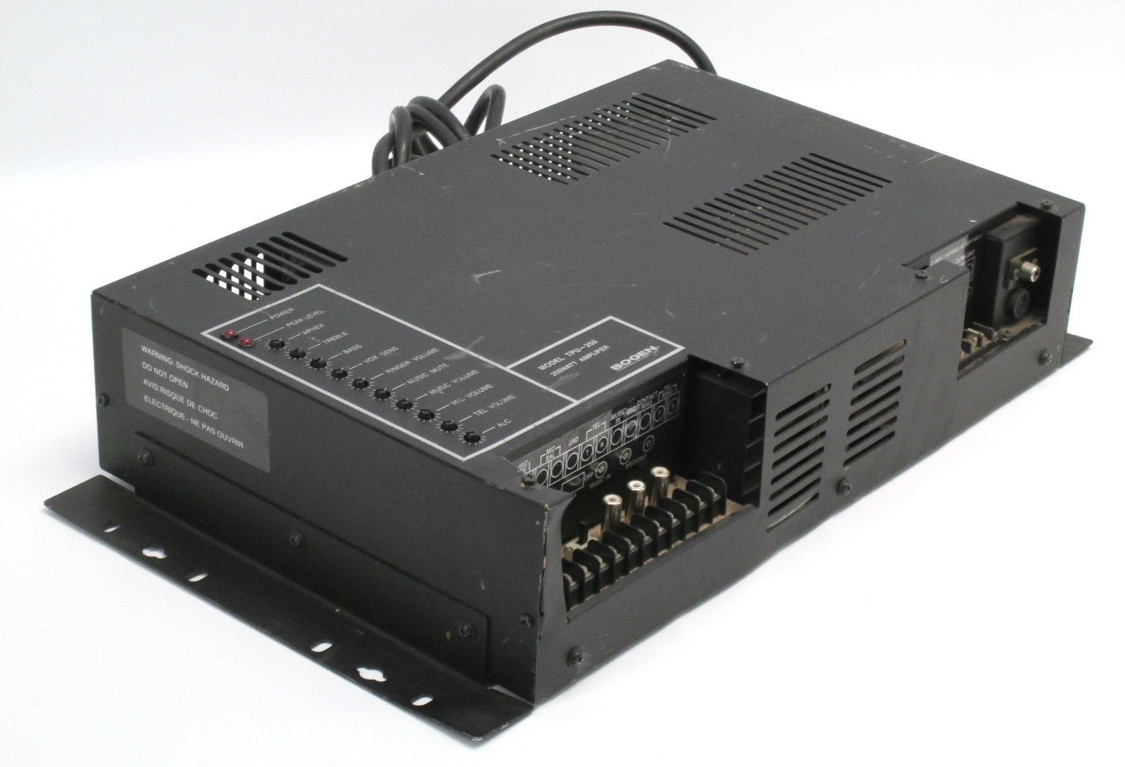 Bogen TPU250 Telephone Paging Amplifier 250-Watt TPU 250 #1446