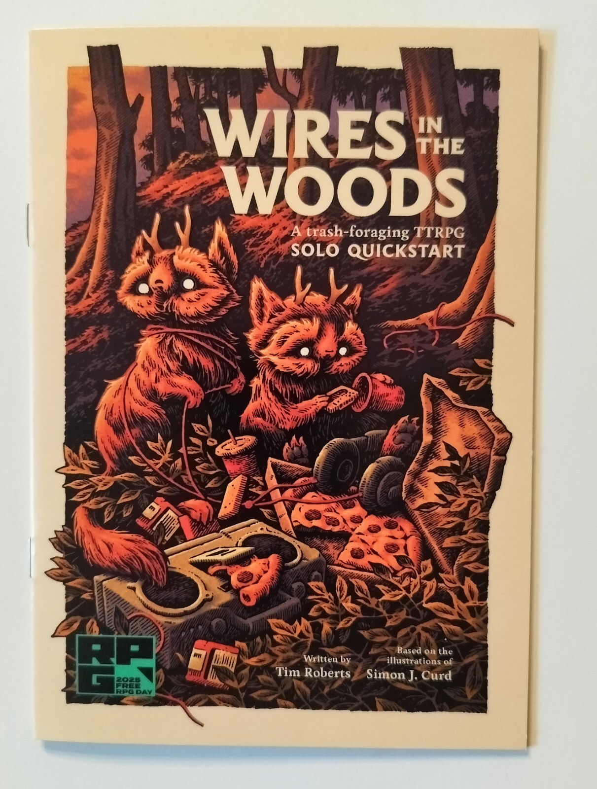 Critical Kit Wires In The Woods Free RPG Day 2025 Trash Foraging Solo Quickstart