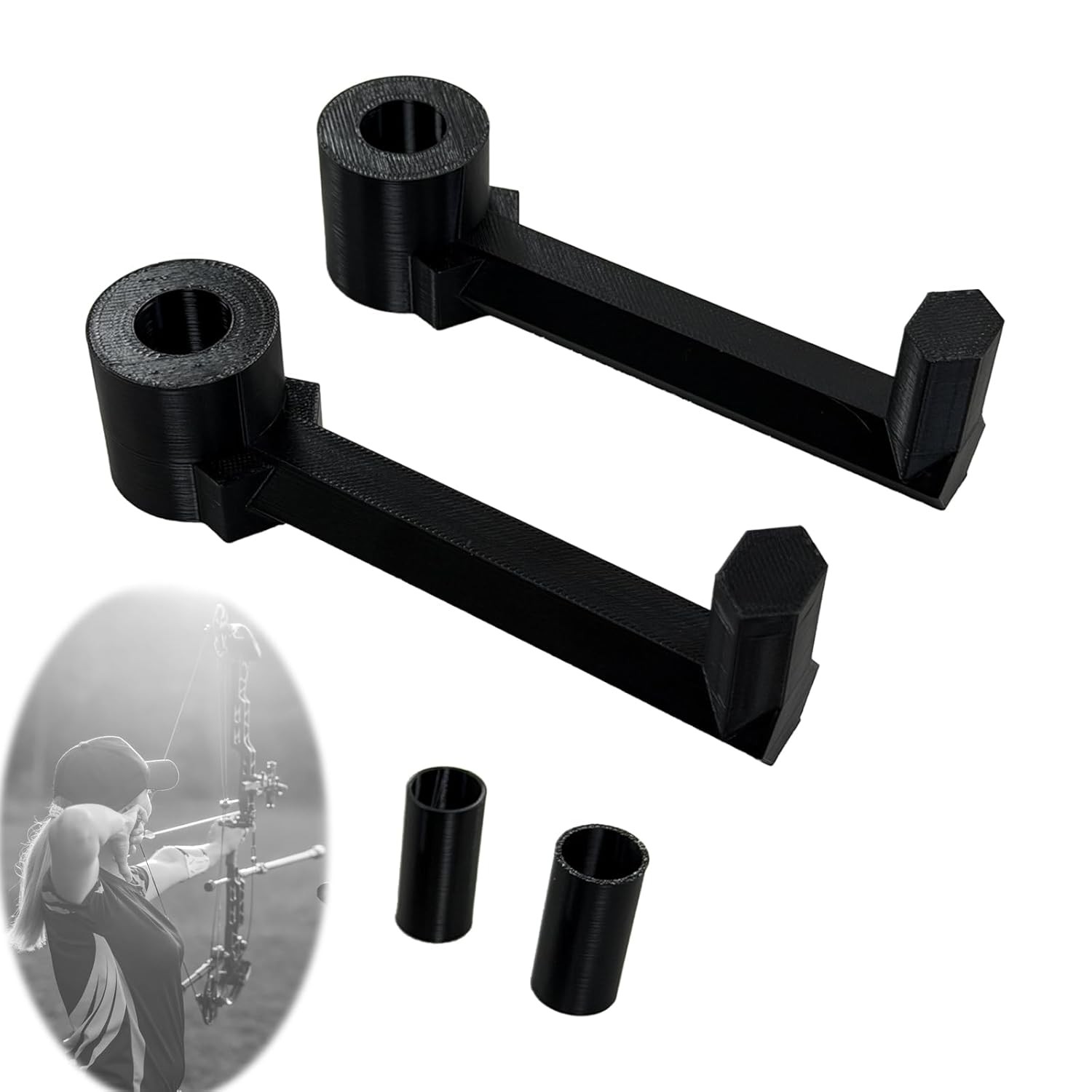 2pcs Universal Hanger Headrest Mount, Archery Bow, Compound Bow Gear Hanger for