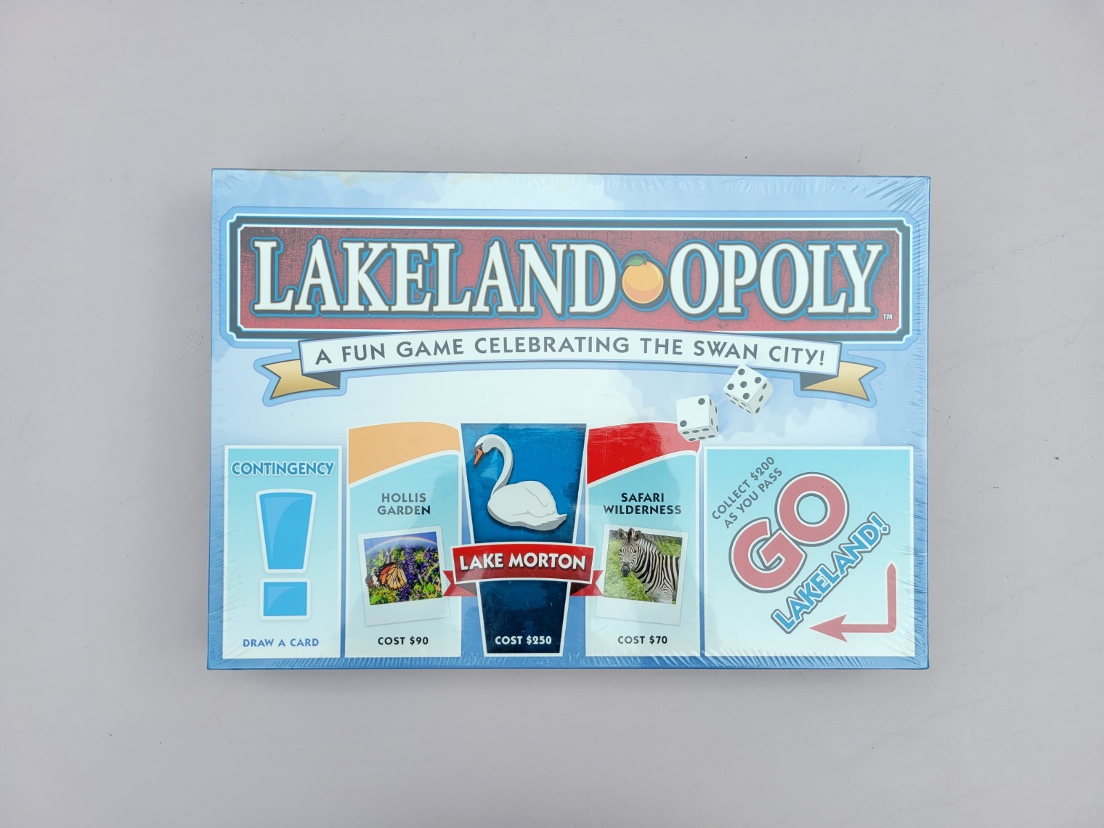 LakelandOpoly Monopoly Lakeland Florida Swan City Board Game - READ