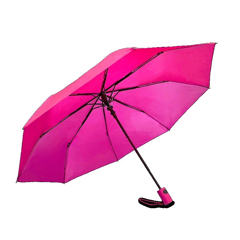Weather Station Automatic Super Mini Rain Umbrella Pink