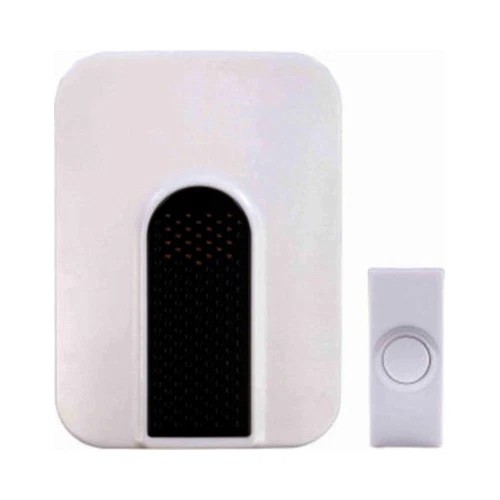 Heath Wireless Doorbell Kit, Plug-In, White/Black 18000083
