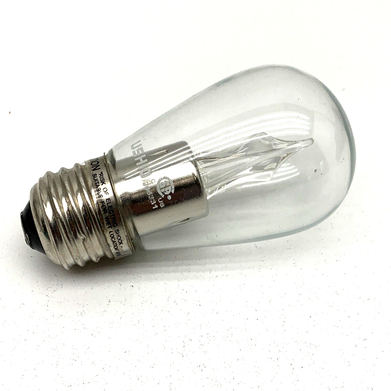 (6-Pack) Ushio 1003866 Utopia 2-Watt LED S14 Lamp Light Bulb Clear E26 Med 2700K