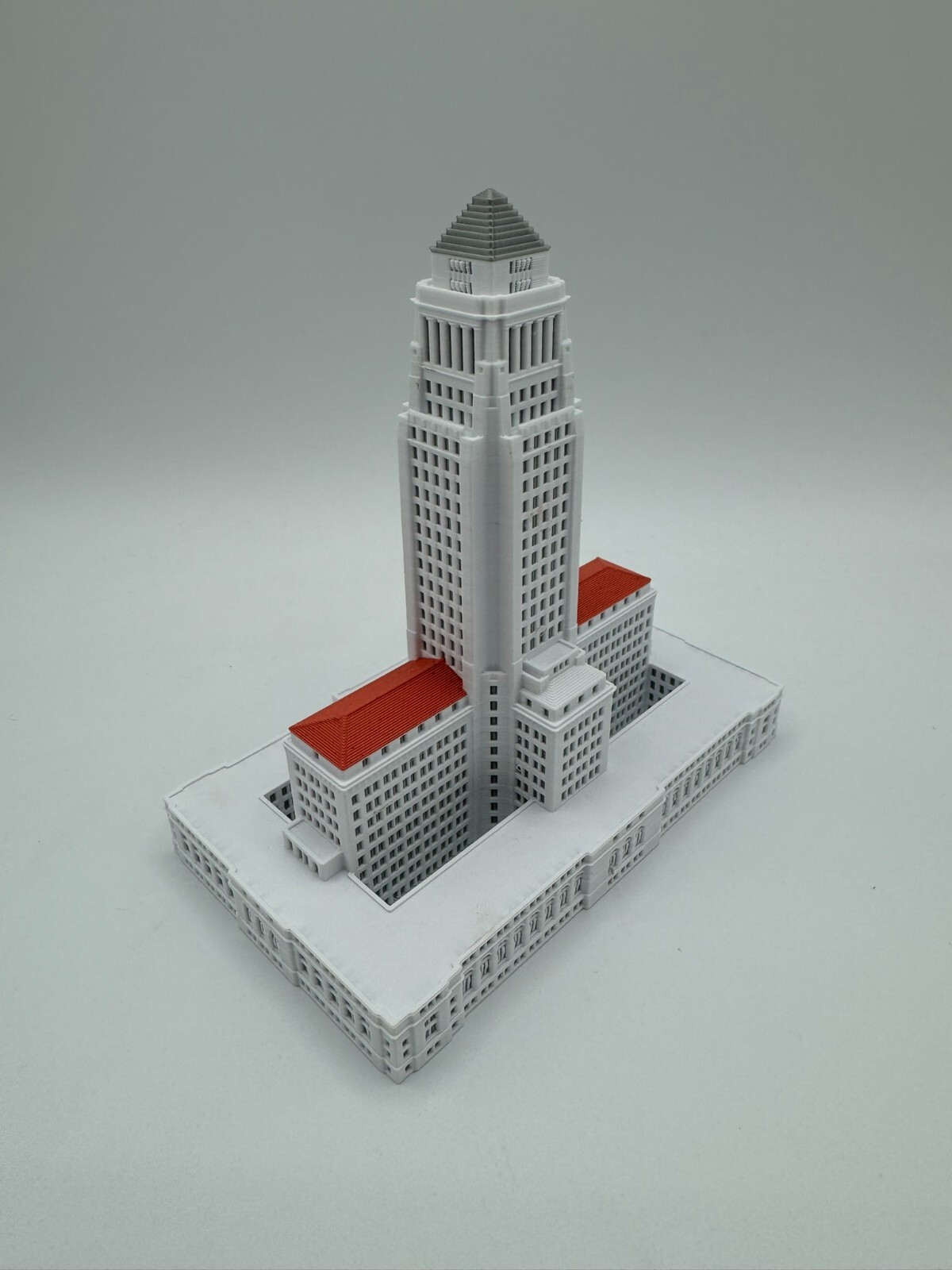 LA City Hall Model- 3D Printed Full Color
