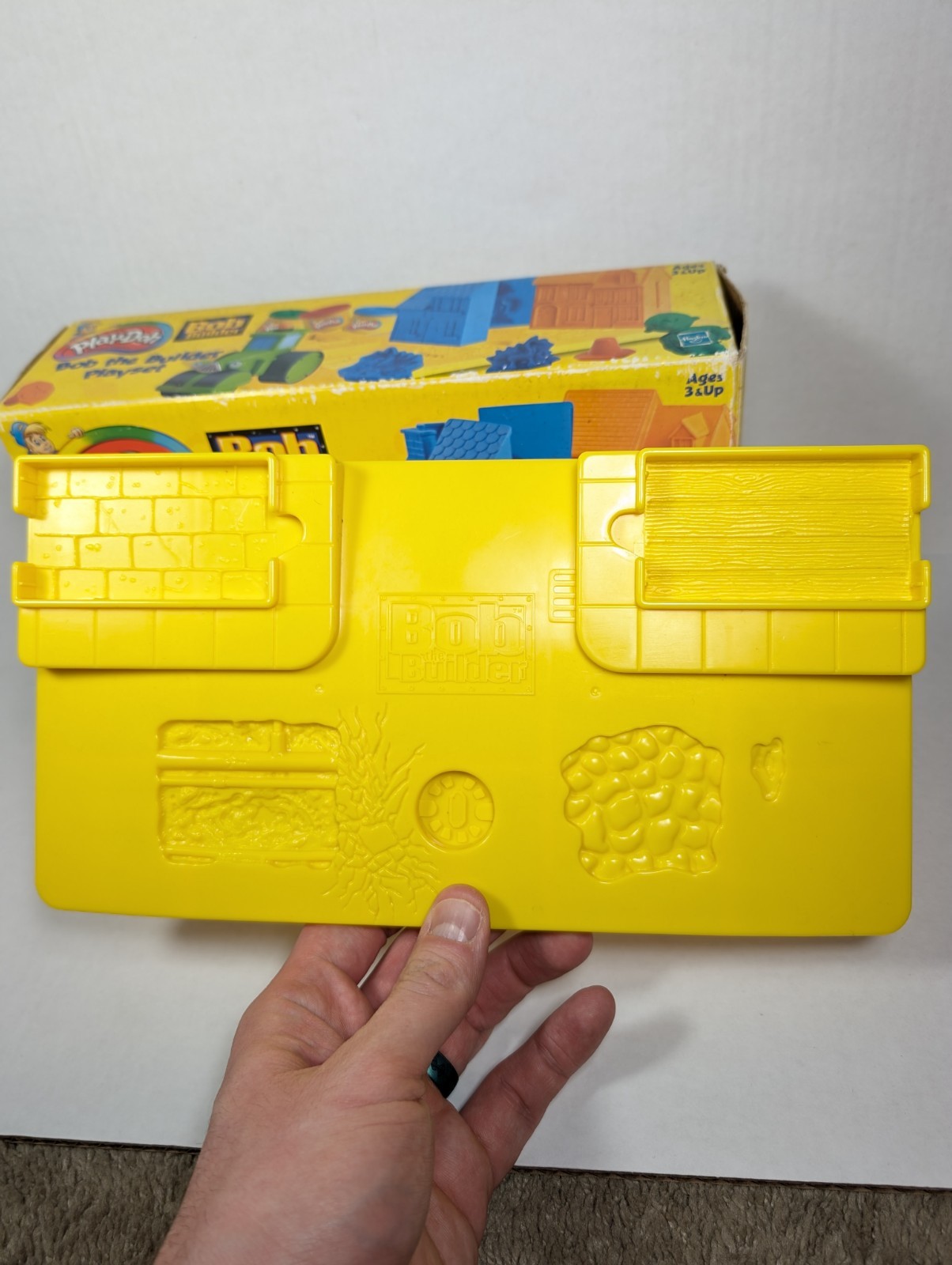 Vintage Play-Doh Bob the Builder Set INCOMPLETE 2001 Original Box