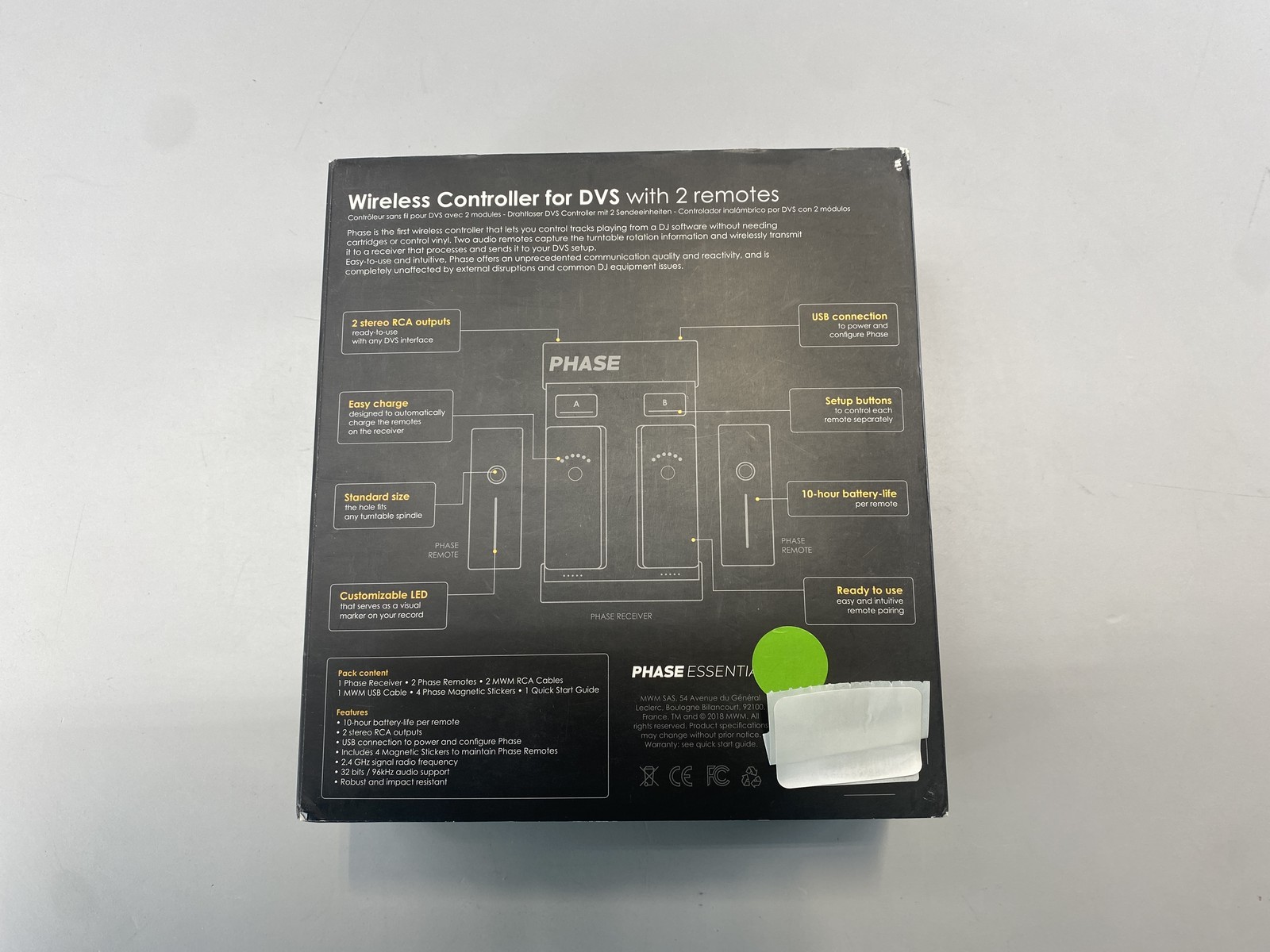 MWM Phase Essential Wireless DVS DJ System- Black