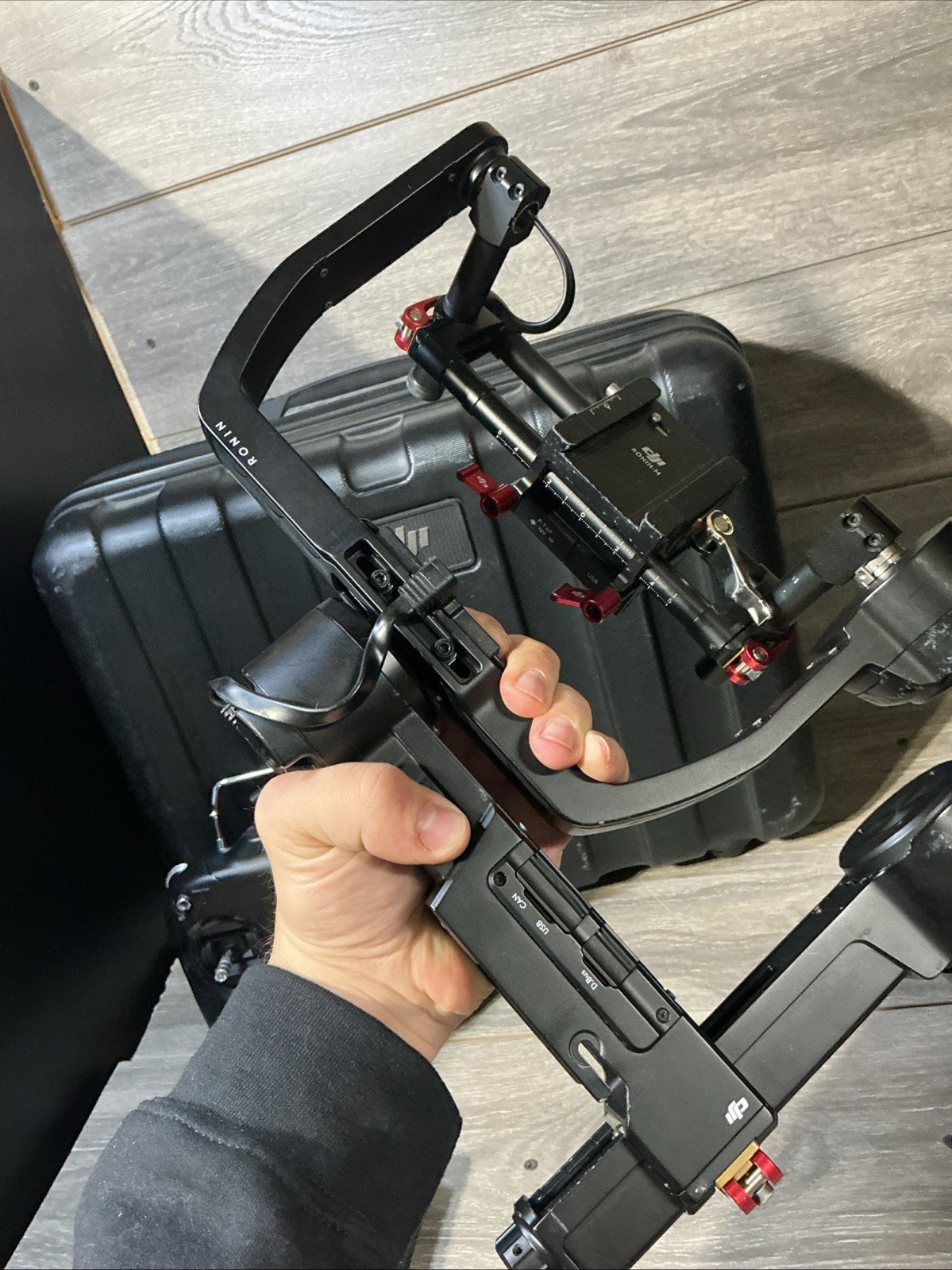 DJI Ronin M Gimbal Camera Stabilizer With Battery Remote Stand - Tested No Chrgr