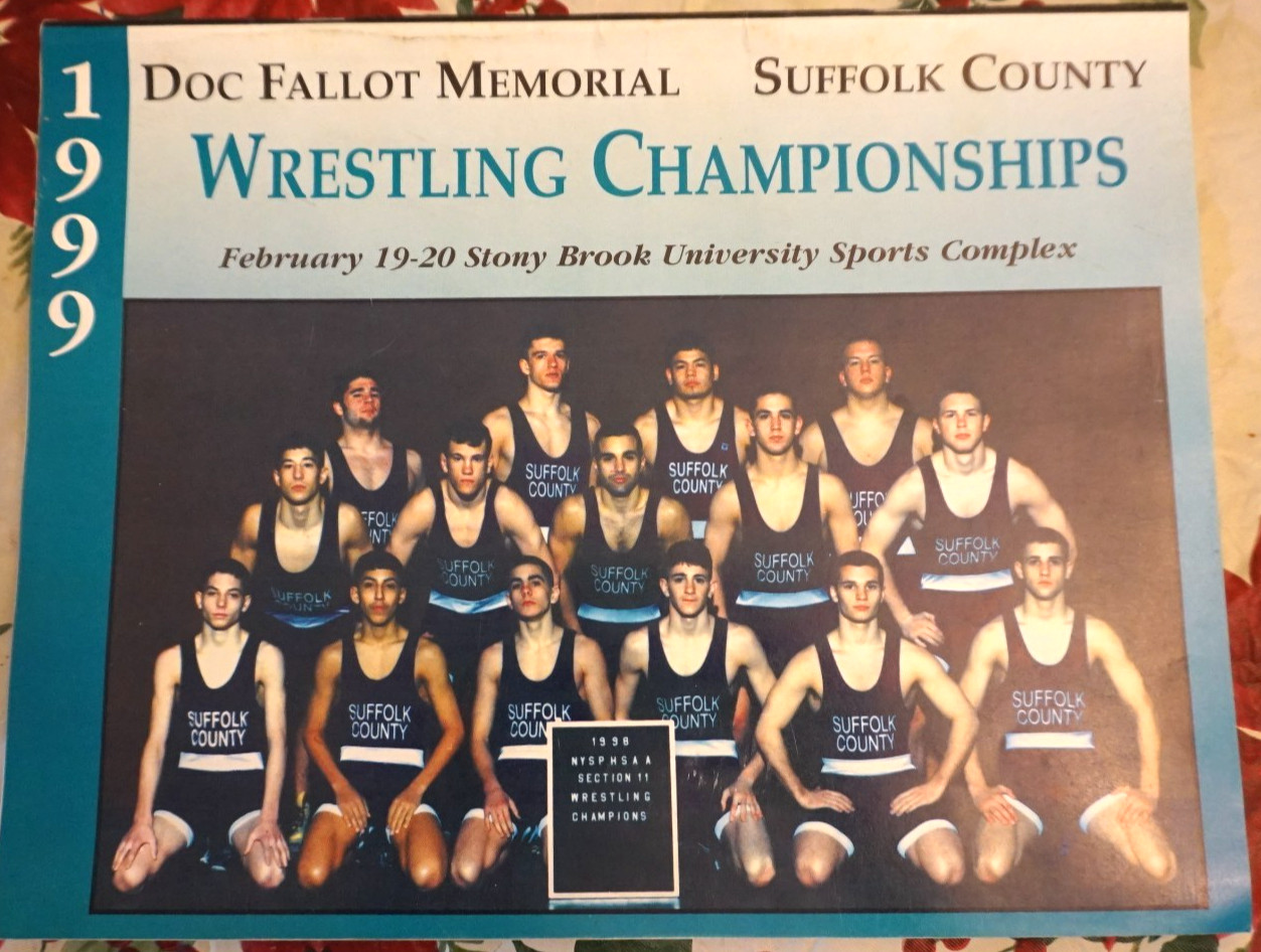 1999 Doc Fallot Suffolk Cty, NY Prog w Bout Sheets Jantzen, Patrovich Wrestling