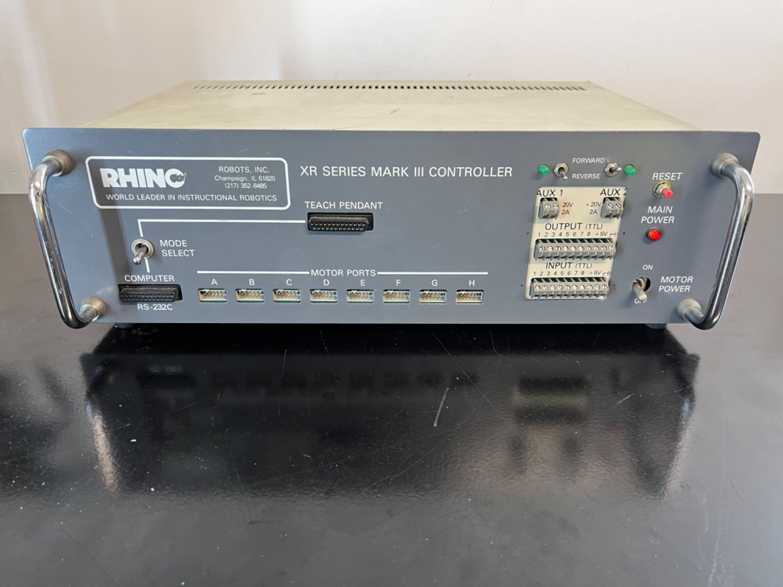 RHINO XR-series Experimental Robot with Mark III Controller & Pendant