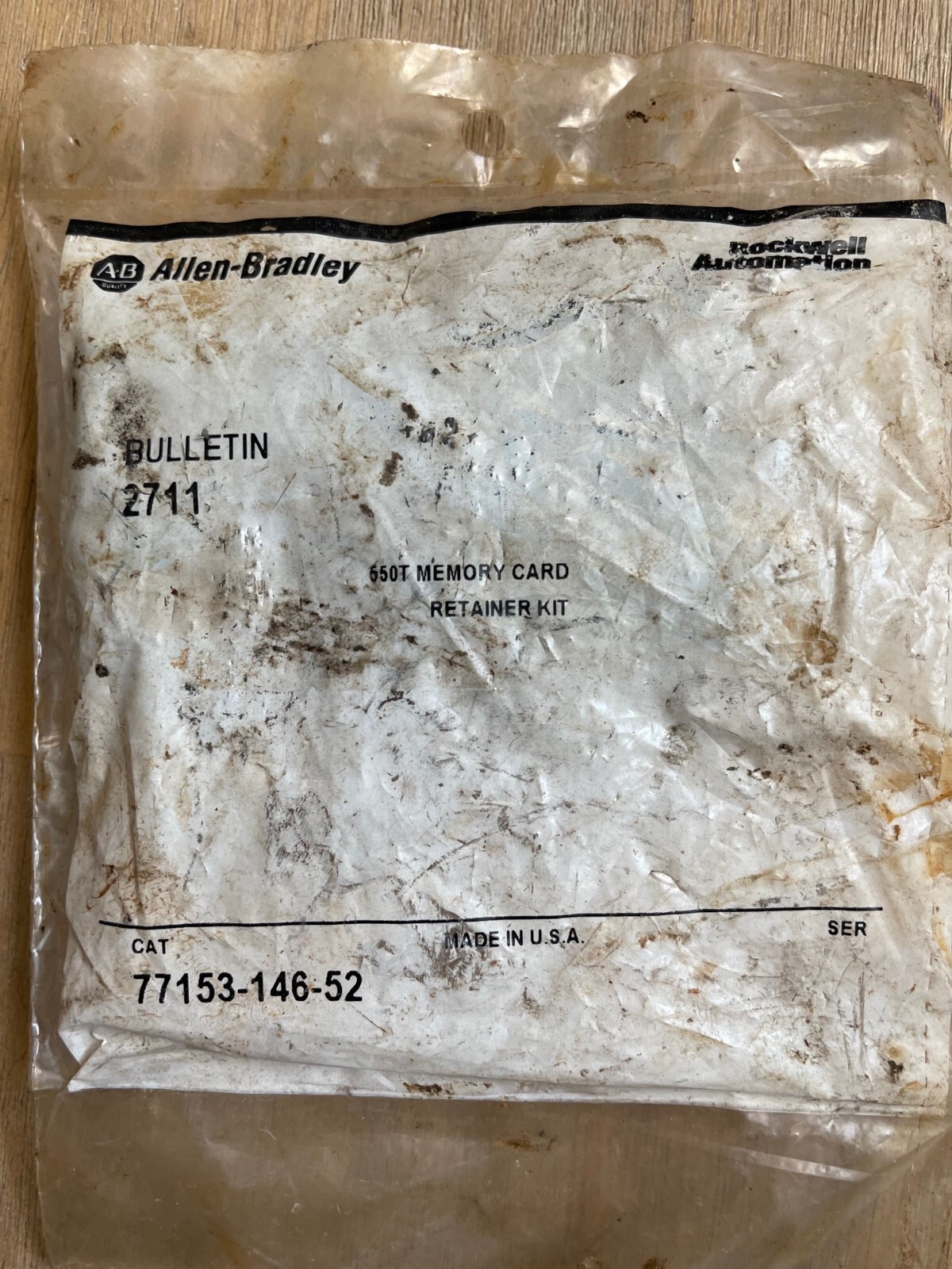 ALLEN BRADLEY 77153-146-52 650T MEMORY CARD RETAINER KIT NEW
