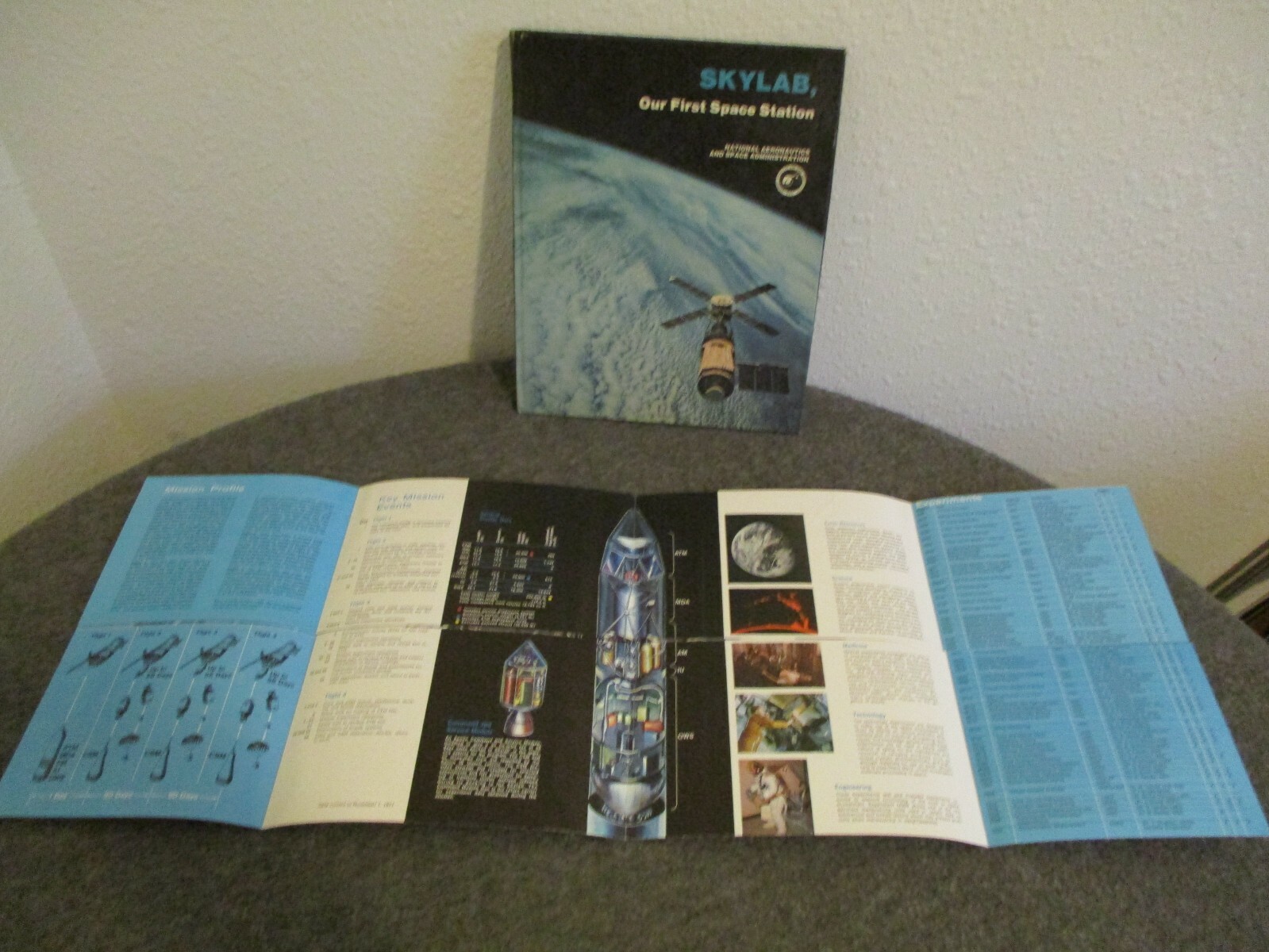 NASA APOLLO/SKYLAB MSFC DATA & EXPERIMENT SUMMARY CONTRACTORS BOOKS FOLD OUTS ++