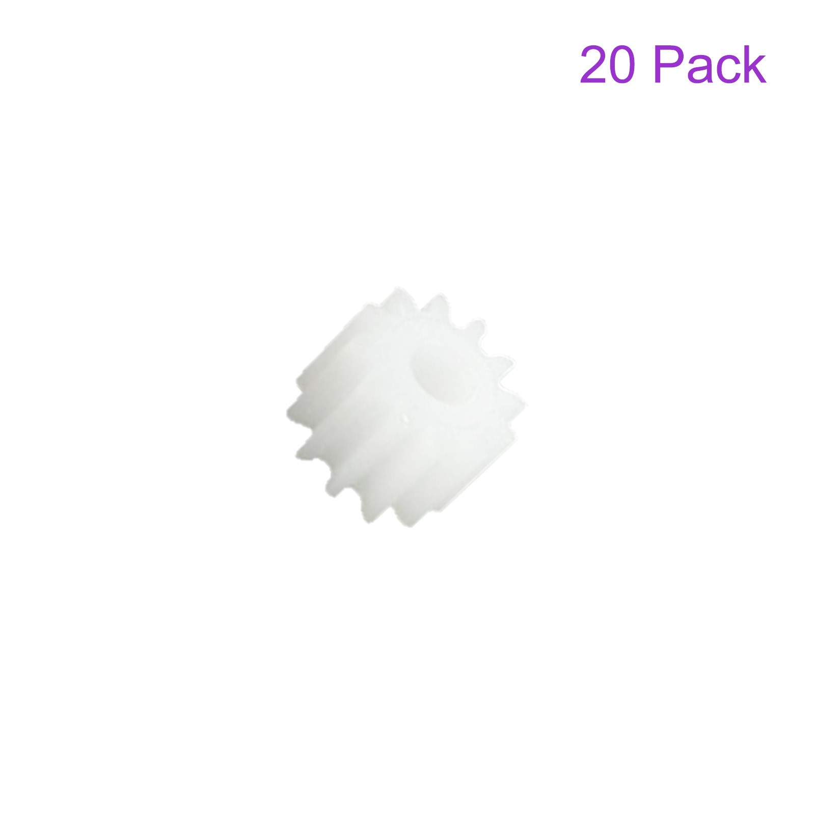 20 Pack 12 Teeth Plastic Gears Model Reduction Gear Plastic Worm Gears