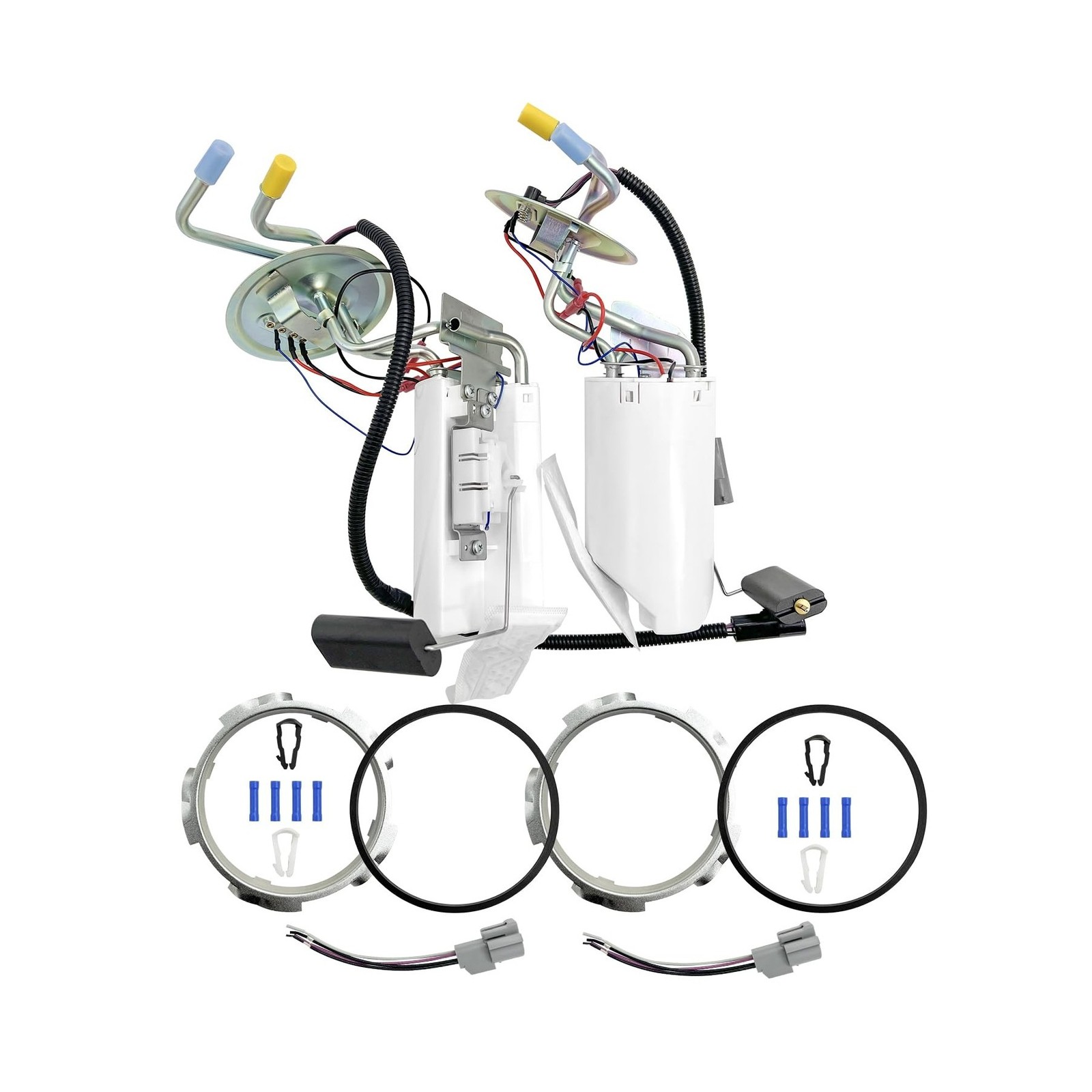 Front & Rear Fuel Pump Assembly Compatible with Ford F-150 F-250 F-350 1992 1...