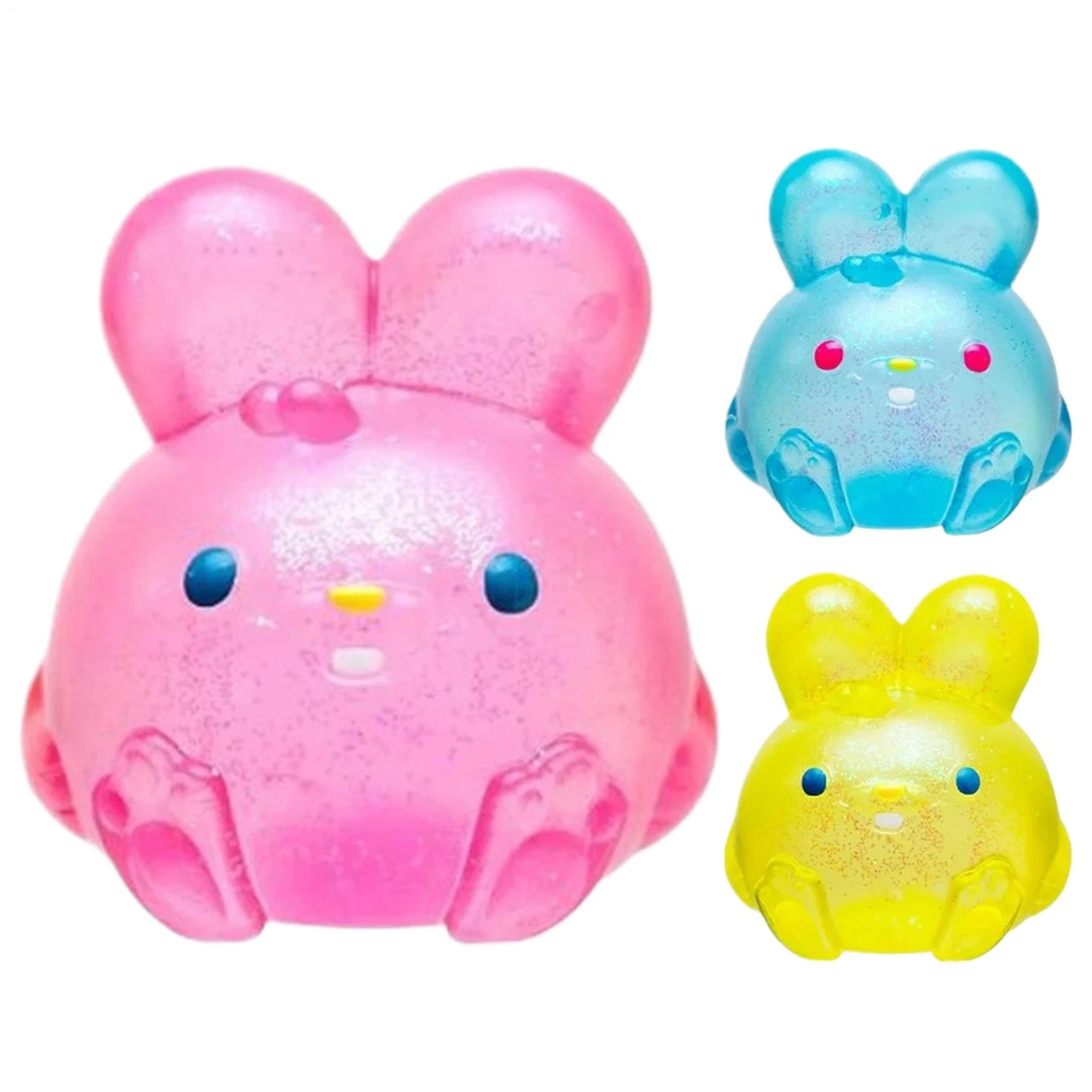 Nee Doh Jelly Hops Scented Super Solid Squish Bunny Random