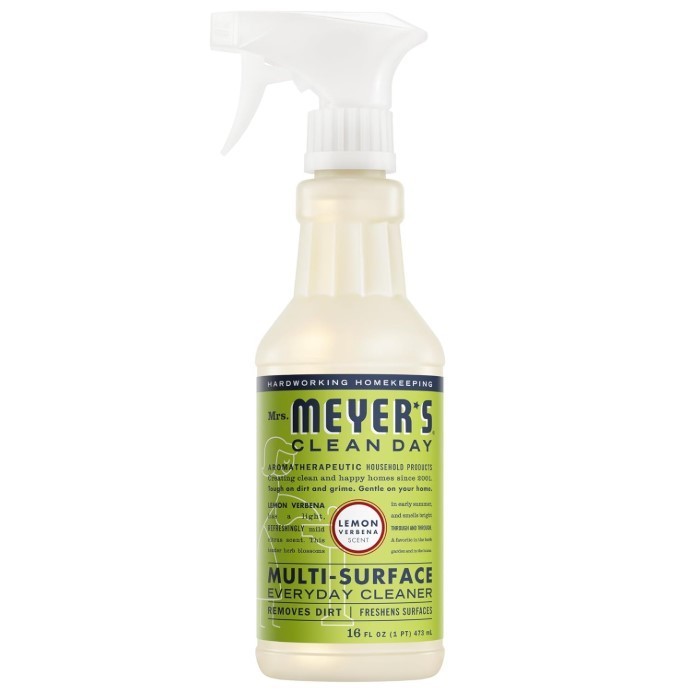 Mrs Meyers Multi Surface Cleaner Lemon Verbena 16oz Spray Plant Based