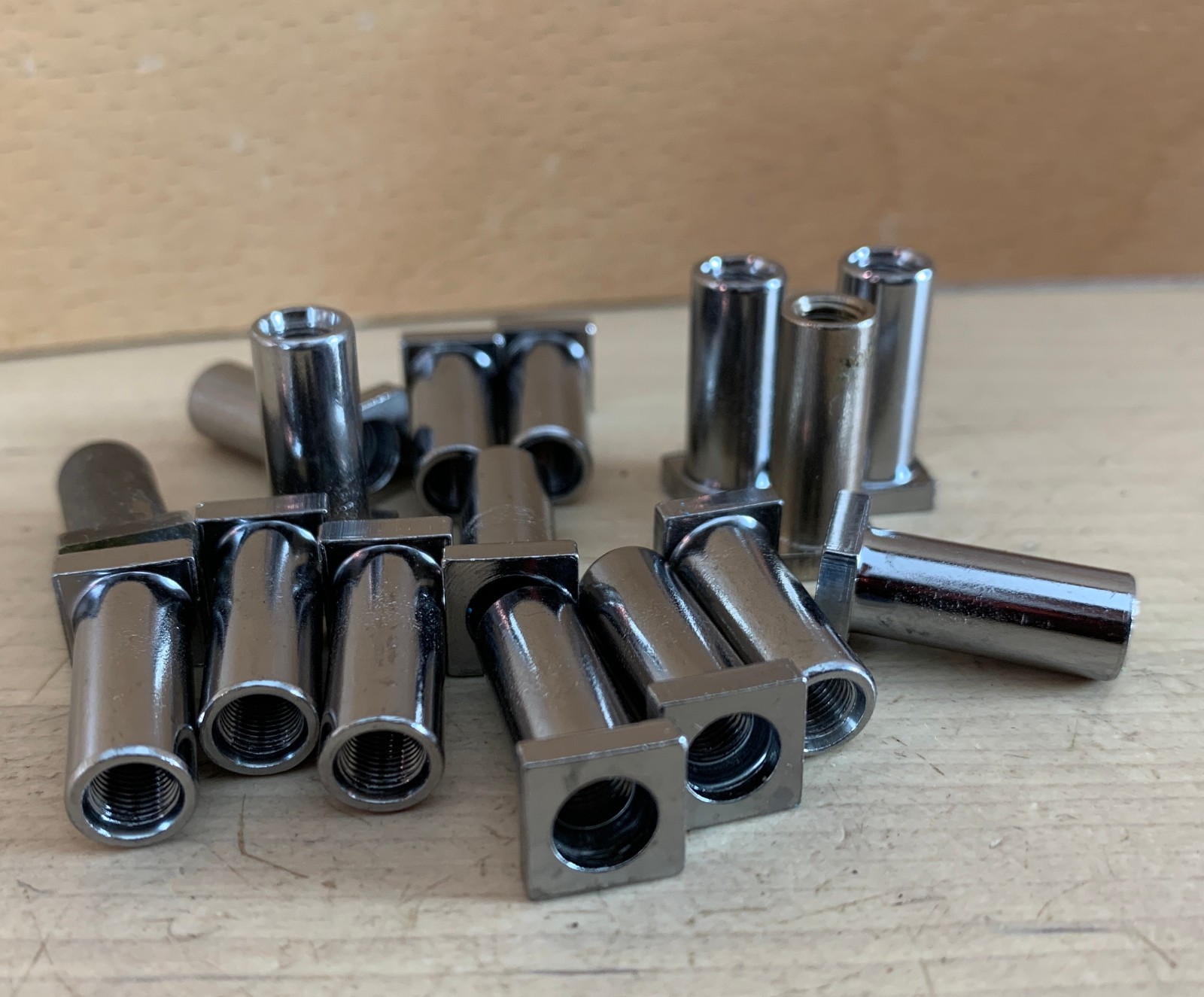 DW DRUM WORKSHOP TP50 True Pitch 50 LUG INSERT Swivel Nut Parts Lot of 16x New