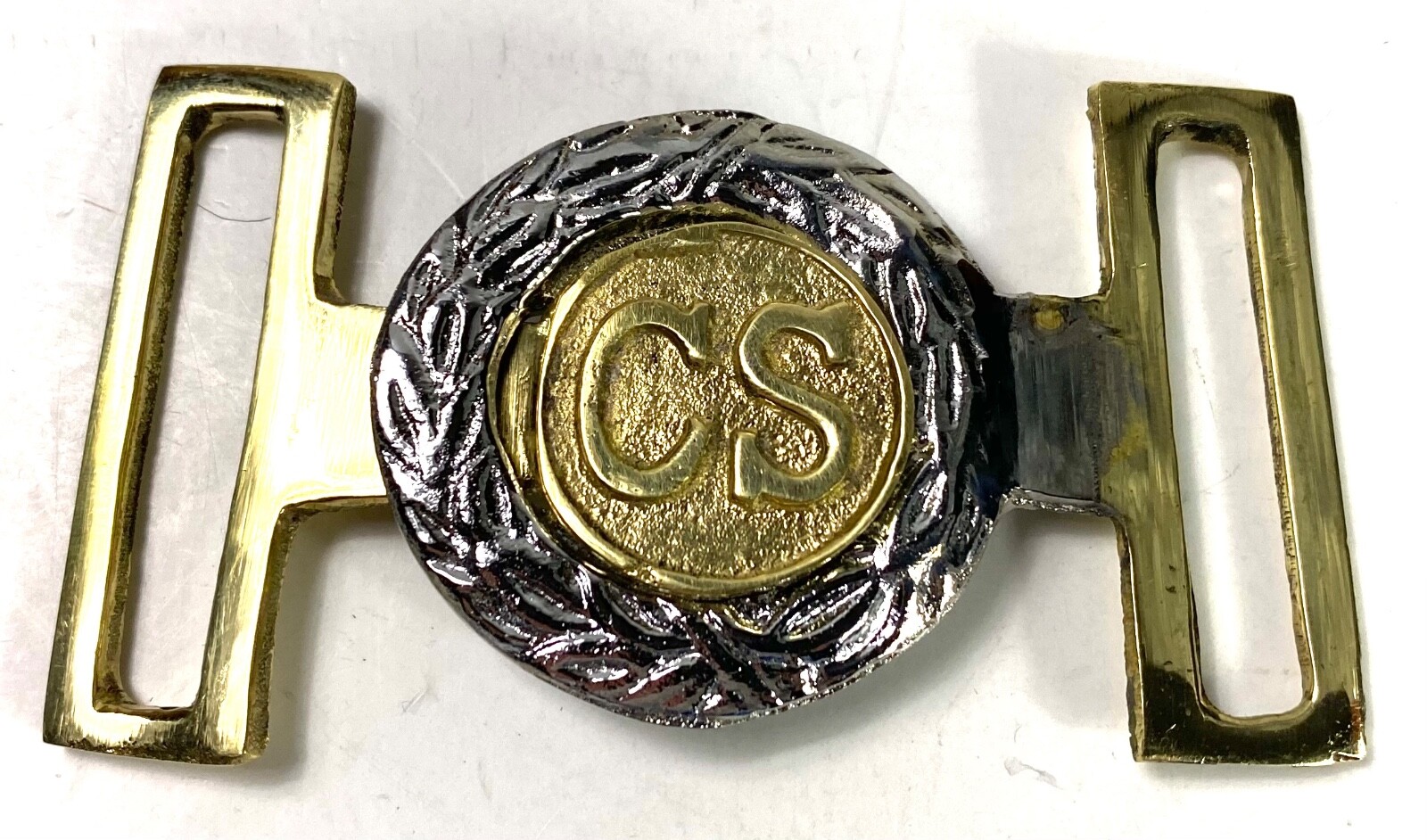 CIVIL WAR CS CSA CONFEDERATE OFFICER BELT BUCKLE