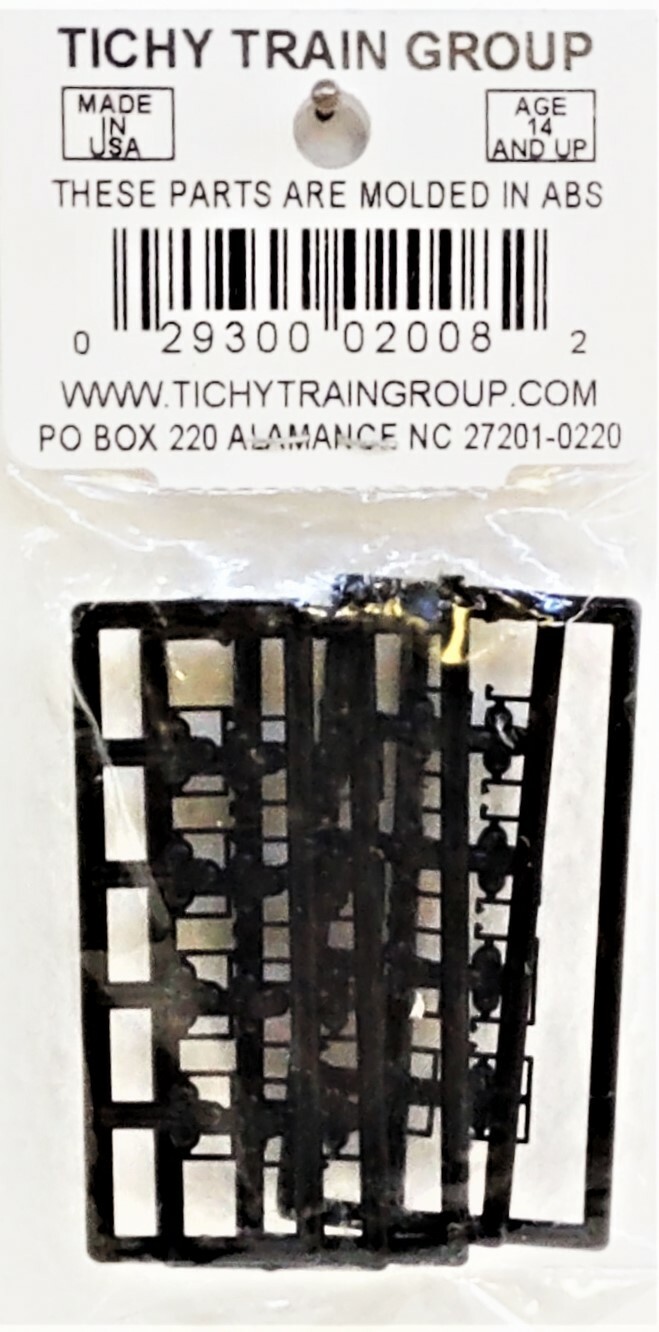 O Scale Tichy Train Group 2008 Short Straight Bottom Mount Stirrup Steps pkg(20)