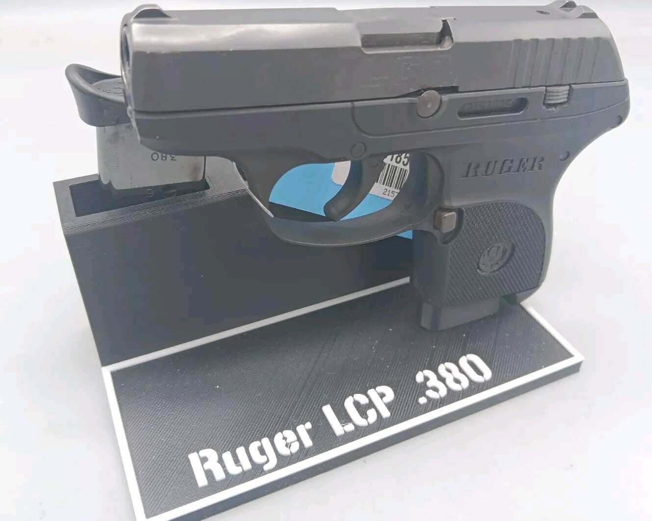 Ruger LCP .380 ACP Pistol Stand Black Display Stand Magazine Holder