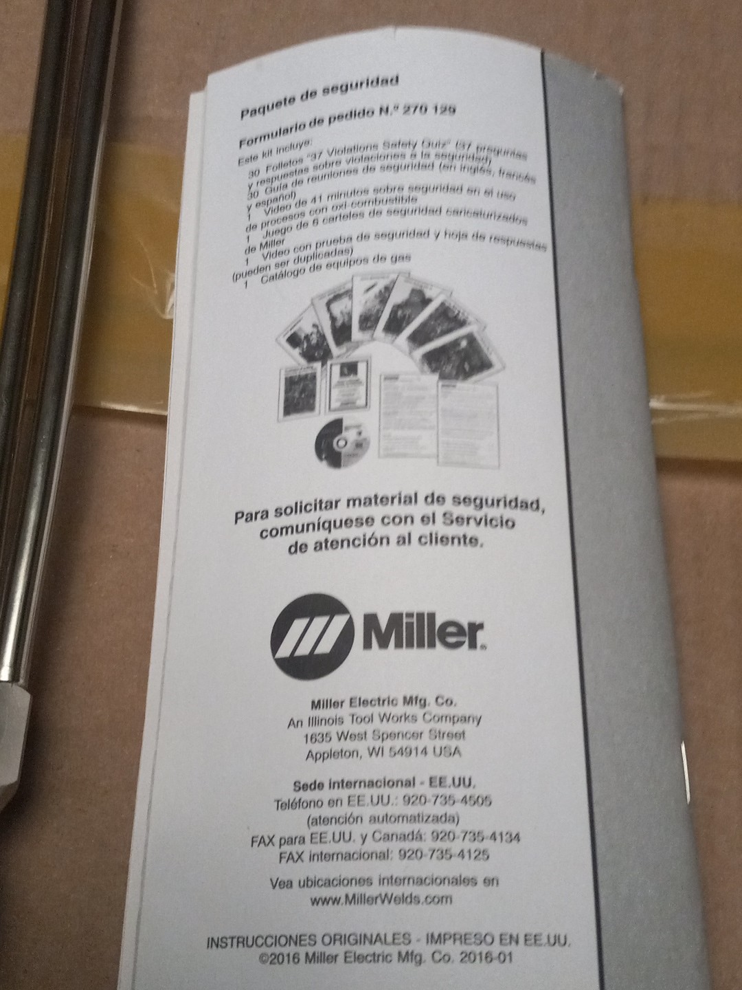 Miller Smith AT600 Flexible Twin Flame Tip 10" Acetylene New