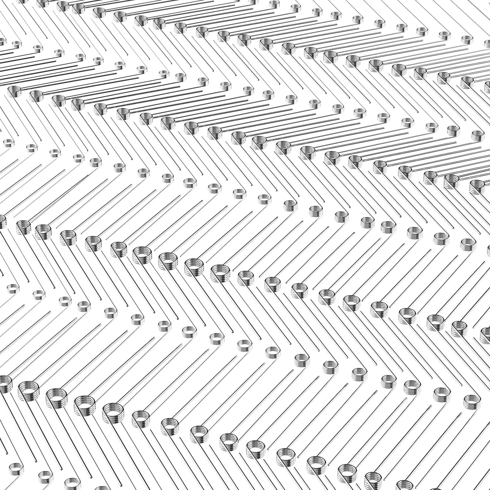 120Pcs Torsional Springs Assortment Kit, Stainless Steel Torsion Springs, Mechan
