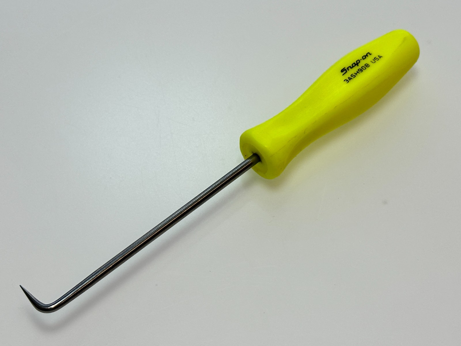 NEW Snap-on Tools USA HI-VIZ Mini Hard Handle 90° Pick, 3ASH90HV / 3ASH90
