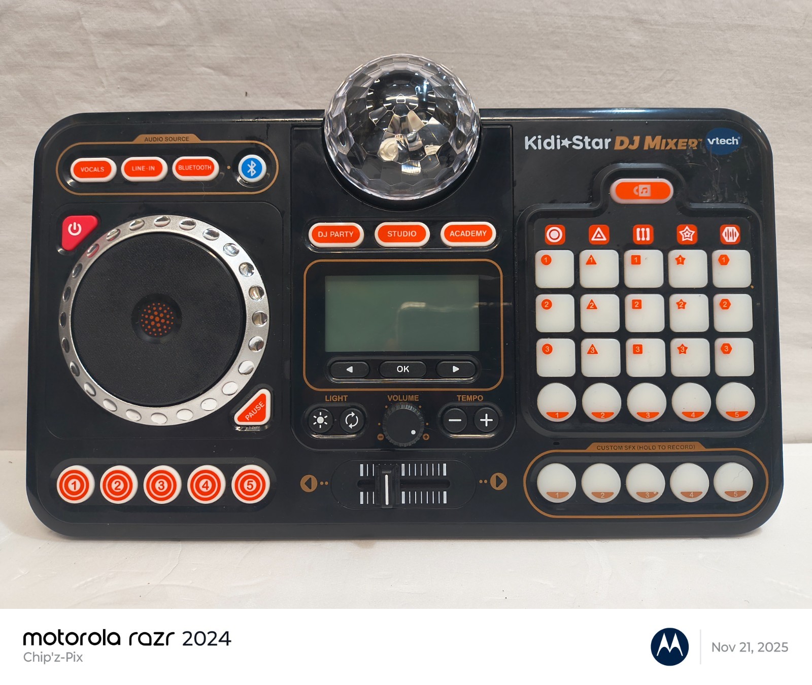 VTech Kidi☆Star DJ Mixer Bluetooth - Tested- In Great Working Condition