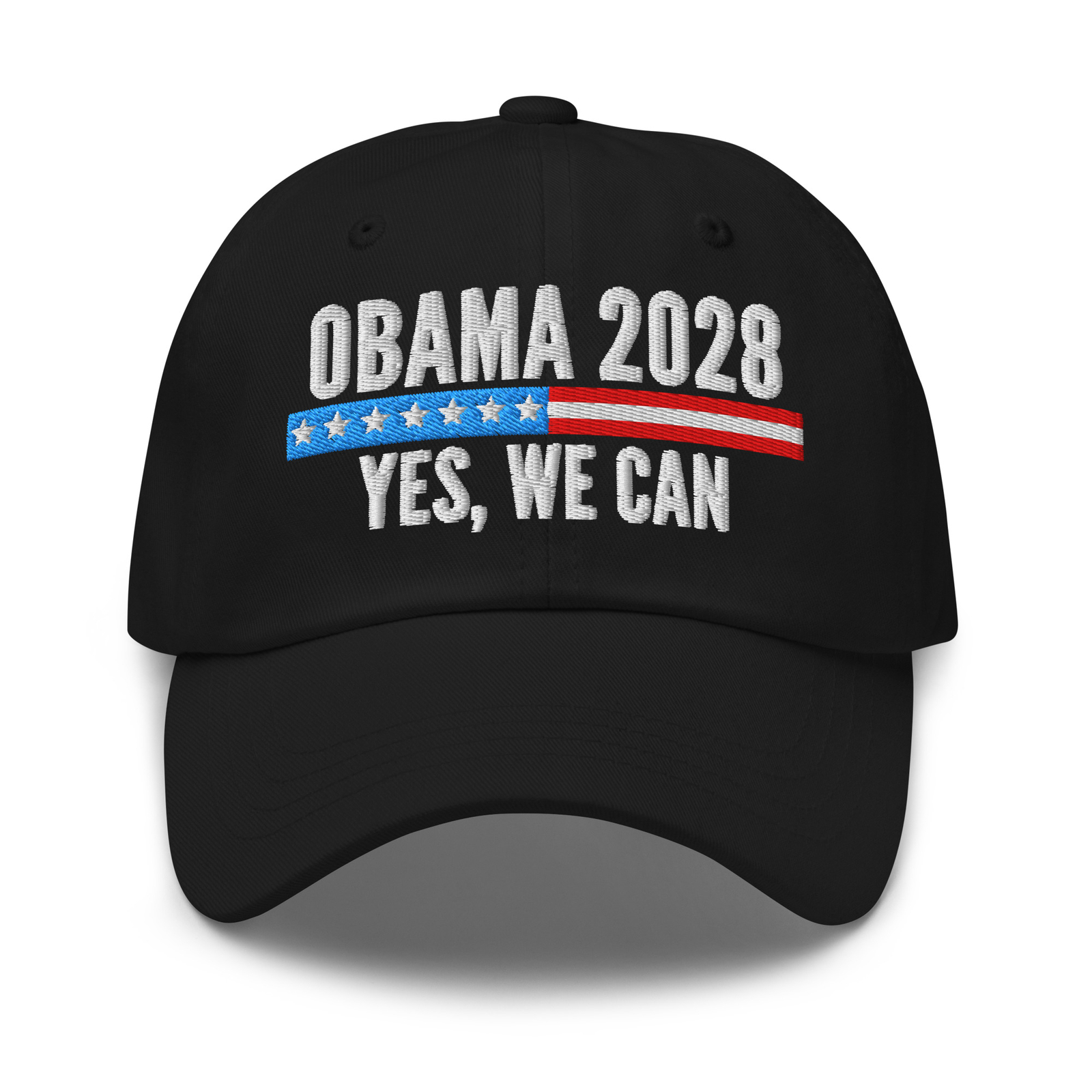 Obama 2028 Hat (Embroidered Dad Cap) Obama Yes We Can Hat