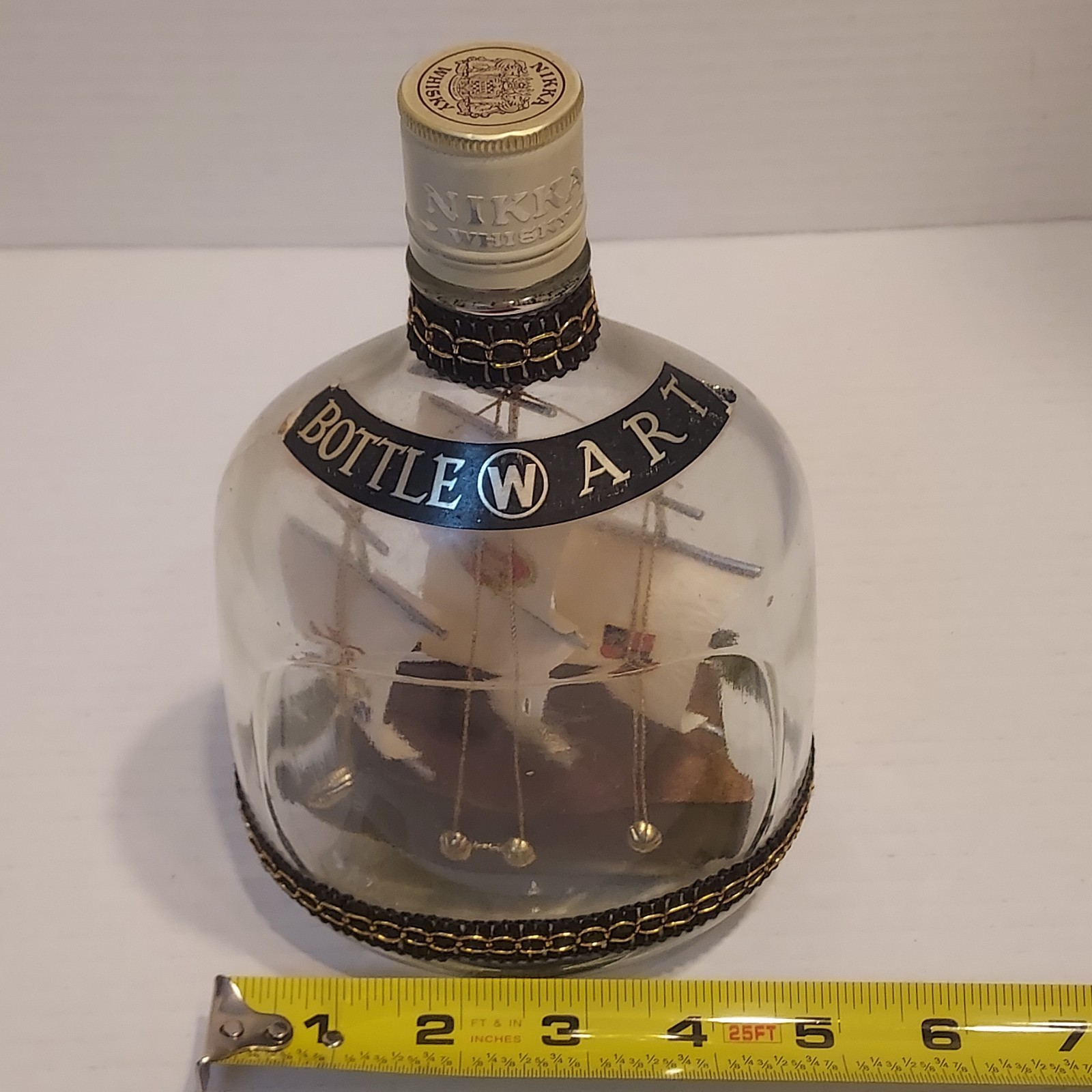 Nikka Whisky bottle ship
