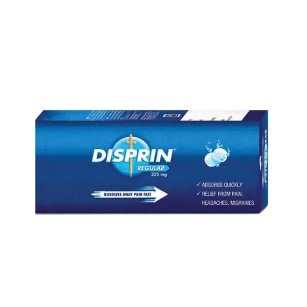 Disprin Regular 120Tablets Effervescent Tablet Fresh Stock Free Shipping